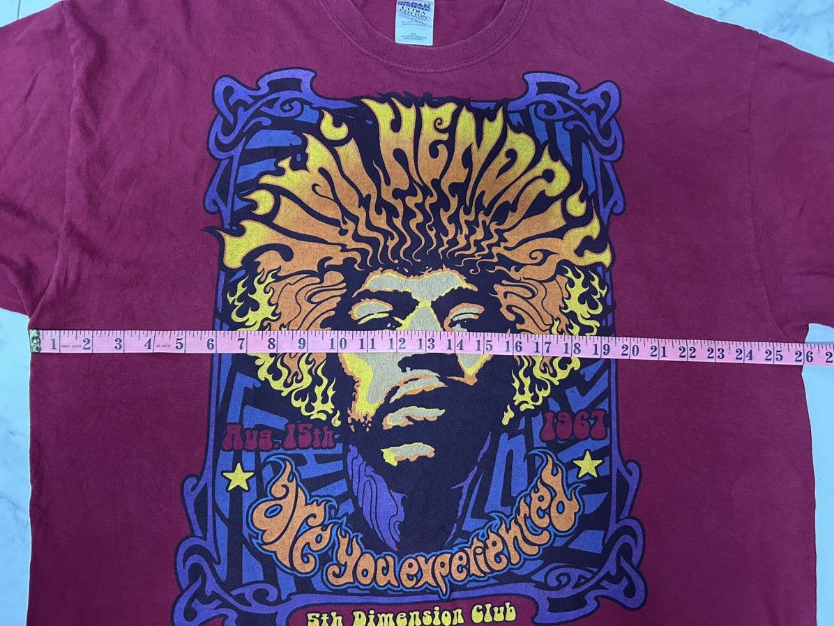 Jimi Hendrix VINTAGE Y2K JIMI HENDRIX FULLPRINT FLAME DESIGN RARE Size US XXL / EU 58 / 5 - 5 Thumbnail
