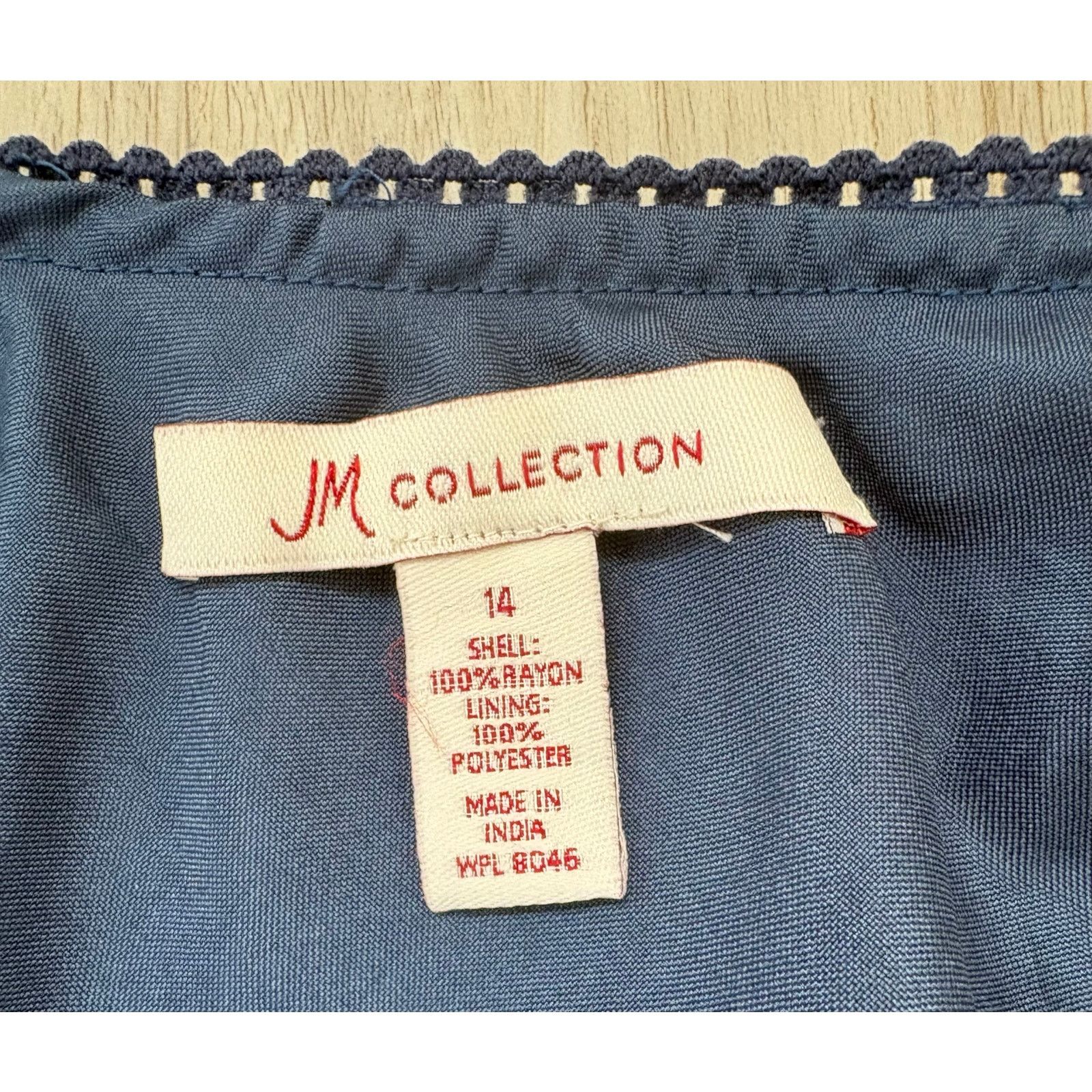 Other JM Collection | Women's Midi Lined Skirt Built-In Slip | 14 Size 36" / US 14 / IT 50 - 2 Thumbnail