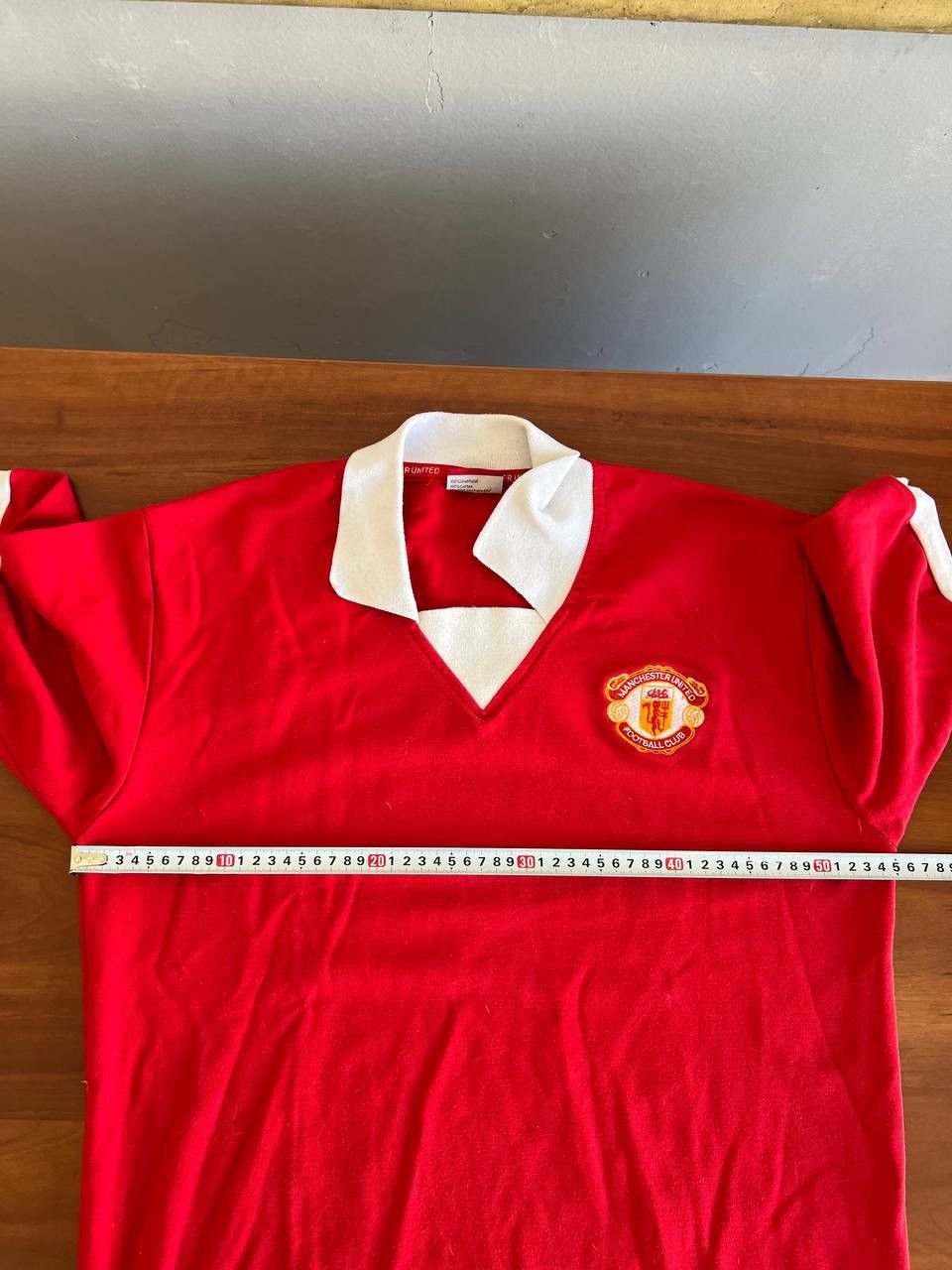 Sports Specialties 1980/82 MANCHESTER UNITED #7 CANTONA RETRO SOCCER SHIRT XL Size US XL / EU 56 / 4 - 14 Thumbnail