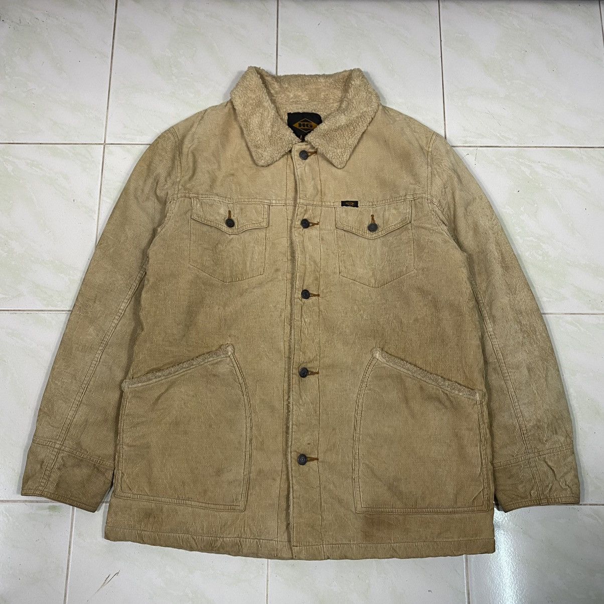 Hysteric Glamour 🔥VINTAGE TRUCKER CORDUROY JACKET SHEARLING HYSTERIC GLAMOUR Size US M / EU 48-50 / 2 - 21 Thumbnail