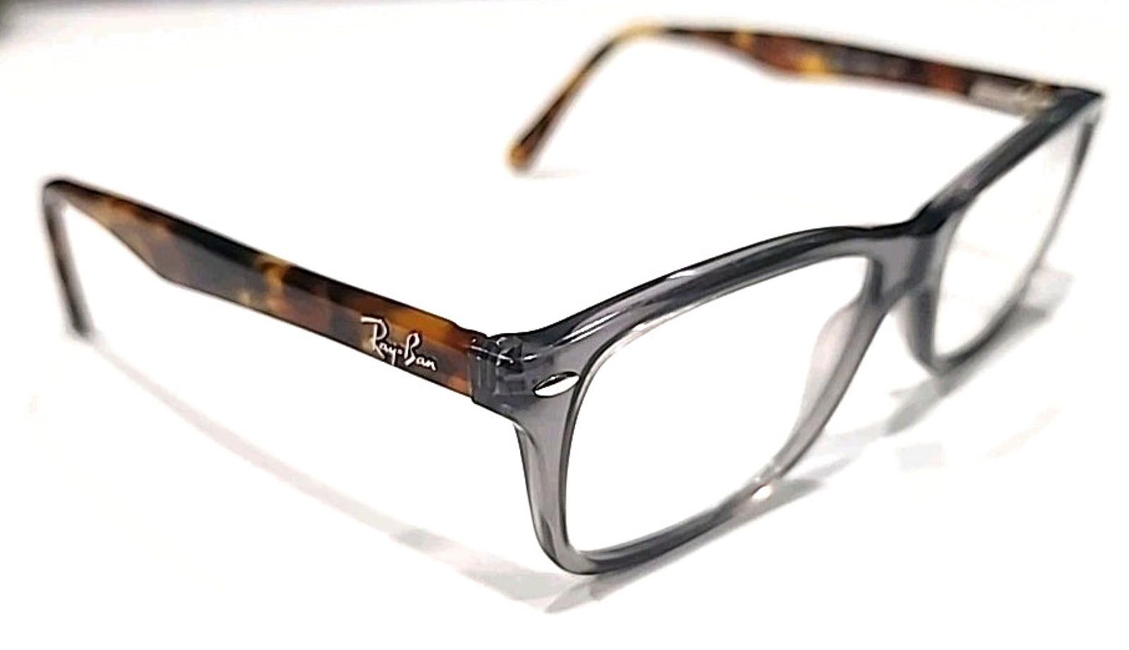 RayBan Ray Ban RB5228 5629 Gray Tortoise Oval Eyeglasses 53/17 140 Size ONE SIZE - 3 Thumbnail