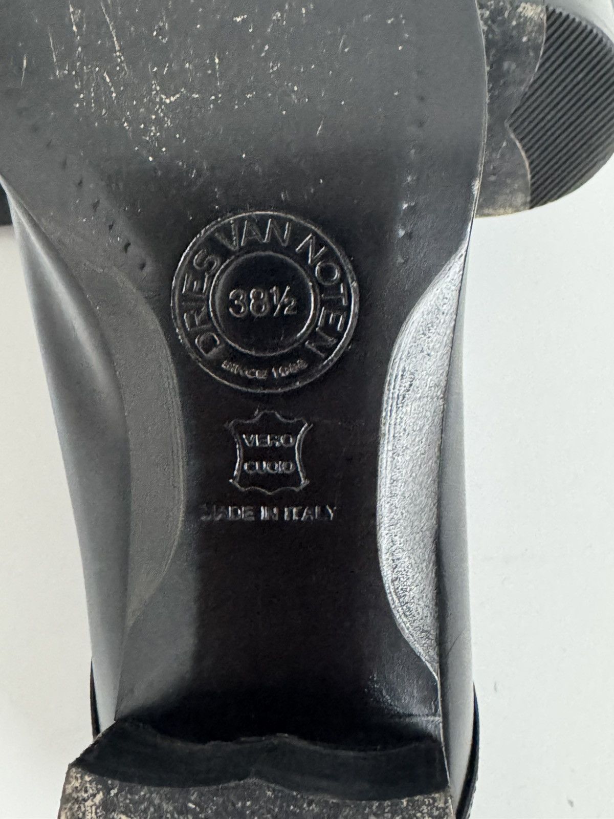 Dries Van Noten Dries Van Noten Women’s Black Cap Toe Oxfords Size US 8.5 / IT 38.5 - 12 Thumbnail