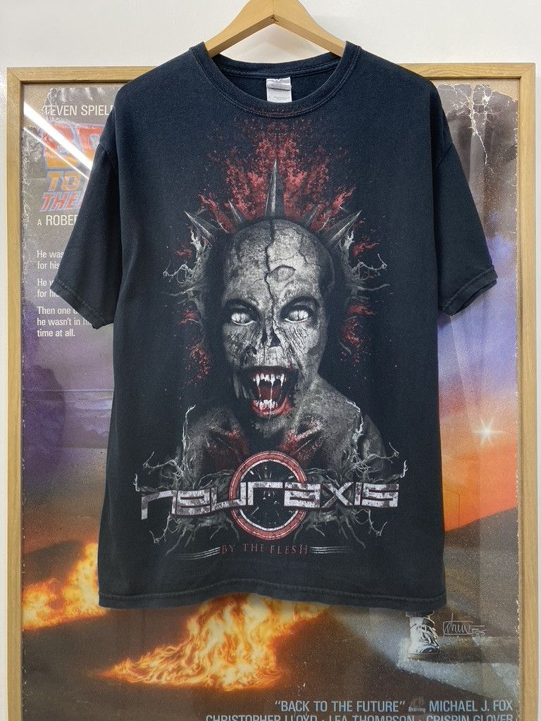 Gildan 2011 Neuraxis By The Flesh Asylon Promo Metal Band T Shirt Size US L / EU 52-54 / 3 - 1 Thumbnail