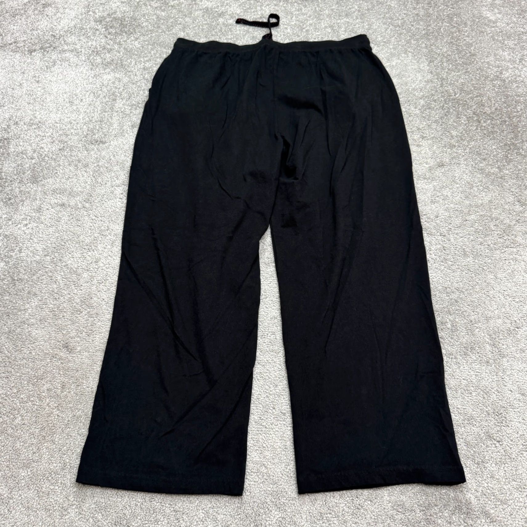 Tommy Bahama Tommy Bahama Sweatpants Mens XL Black Casual Cotton Blend Stretch Lounge Pants with Pockets Size US 36 / EU 52 - 2 Thumbnail
