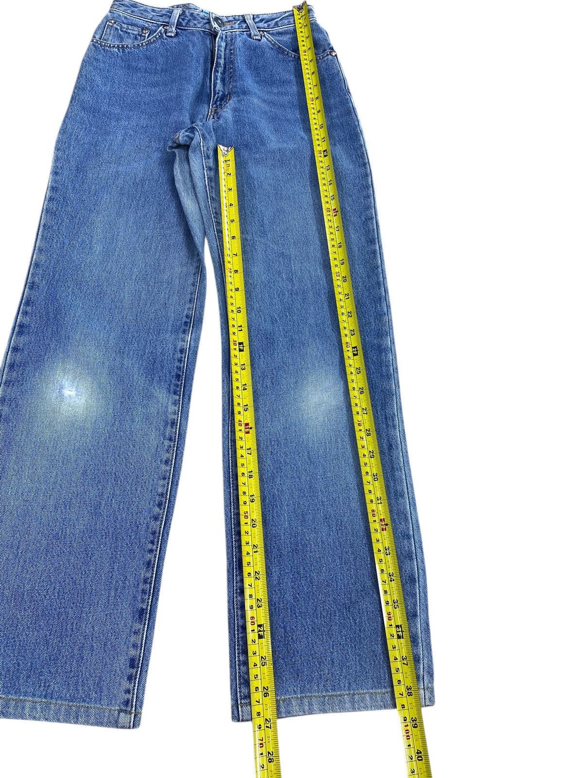 Edwin Edwin Acid Wash Straight Leg Style Jeans Size 24" / US 00 / IT 34 - 8 Thumbnail