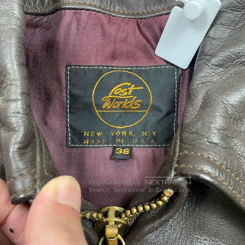 The Real McCoy's LOST WORLDS g8 Flight Leather Jacket. Size US M / EU 48-50 / 2 - 2 Thumbnail