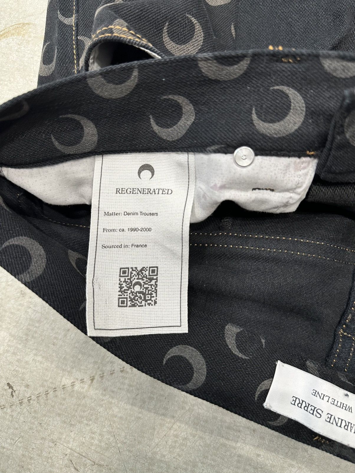 Marine Serre Marine Serre Denim Black Size US 42 / EU 58 - 4 Thumbnail