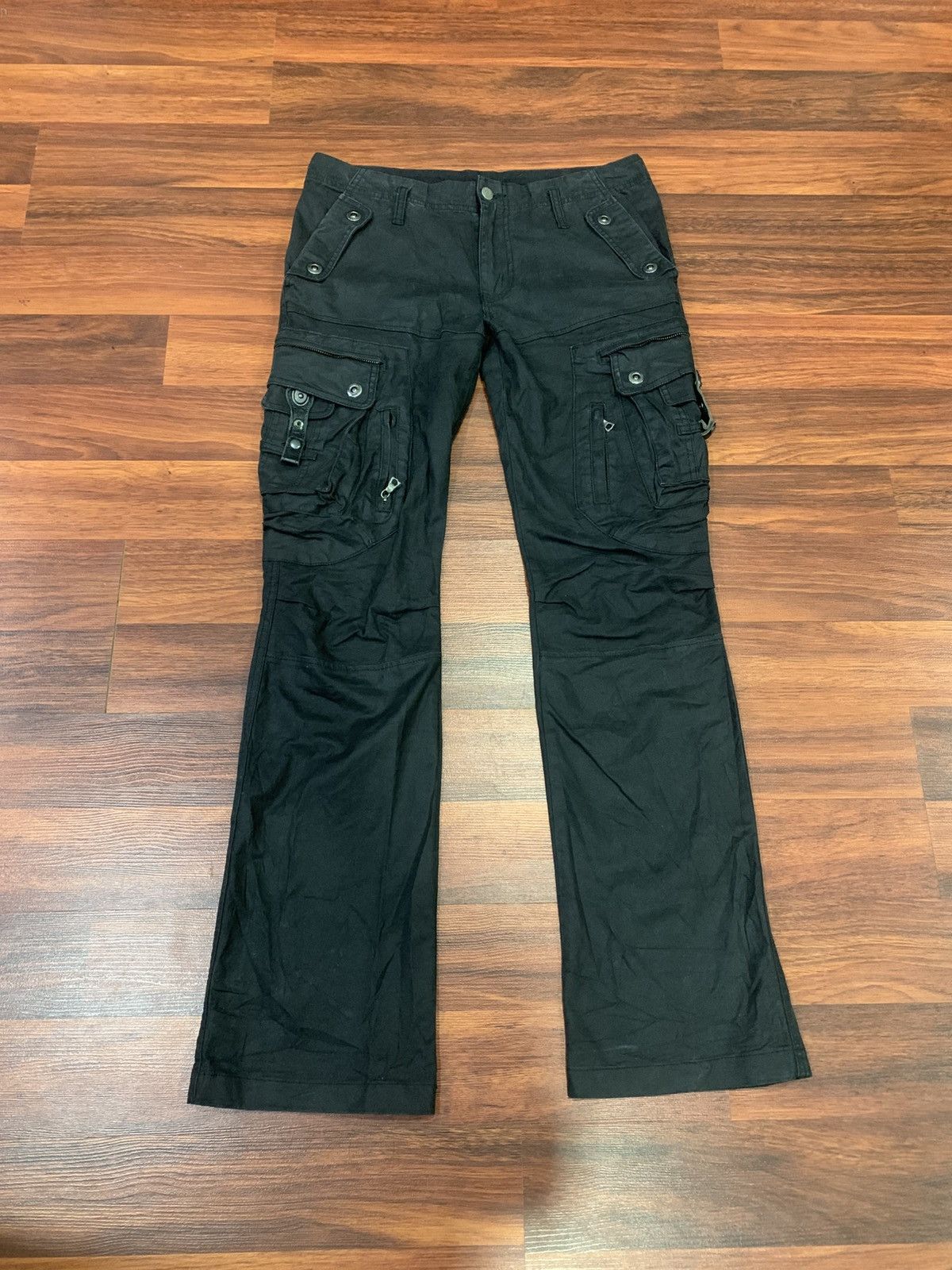 Tornado Mart Tornado Mart Waxed Cargo Pants Size US 34 / EU 50 - 1 Thumbnail