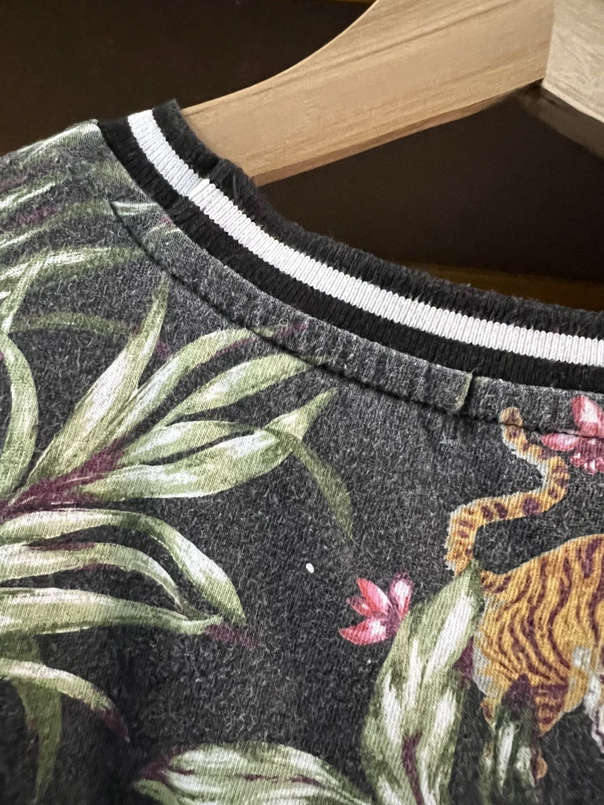 Forever 21 × Vintage FOREVER 21 MEN TIGER SHIRT Size US M / EU 48-50 / 2 - 7 Thumbnail