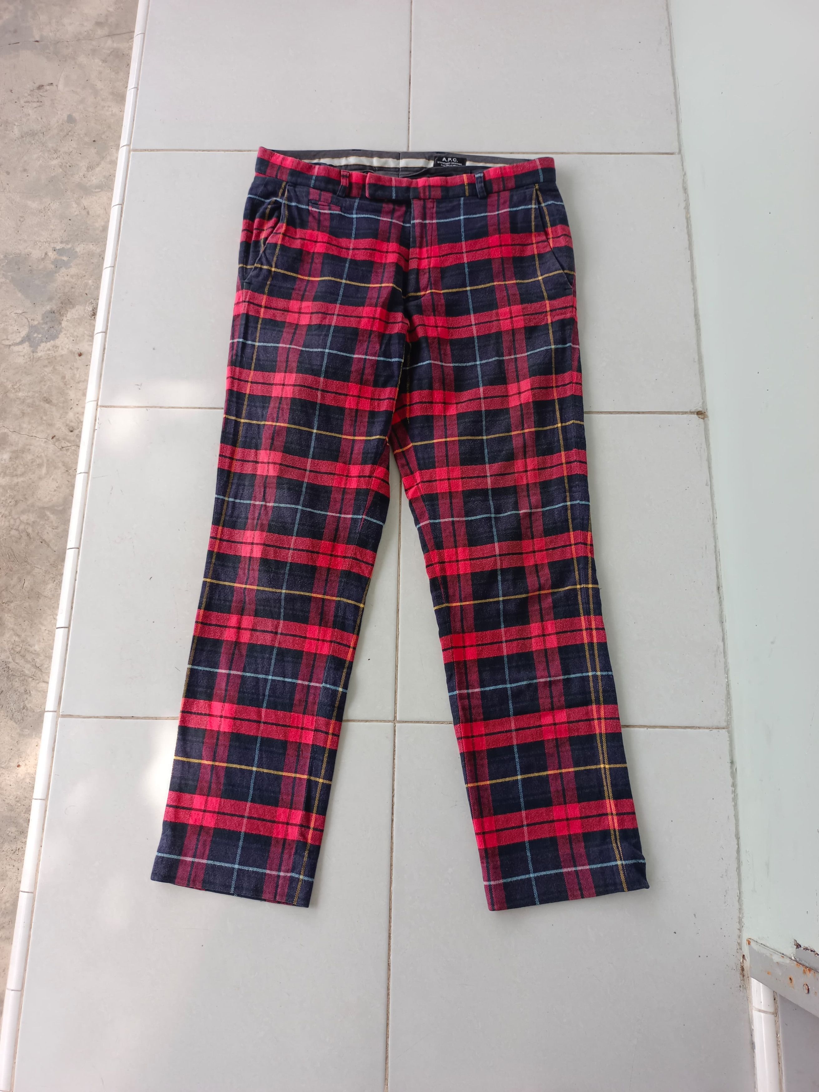 A.P.C. × Japanese Brand APC Tartan Pants Size US 33 - 1 Thumbnail