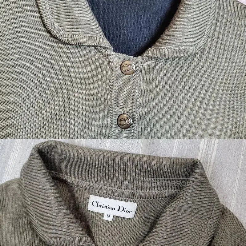 Dior Dior Olive Green Wool Long Sleeve Pullover . Size M / US 6-8 / IT 42-44 - 4 Thumbnail