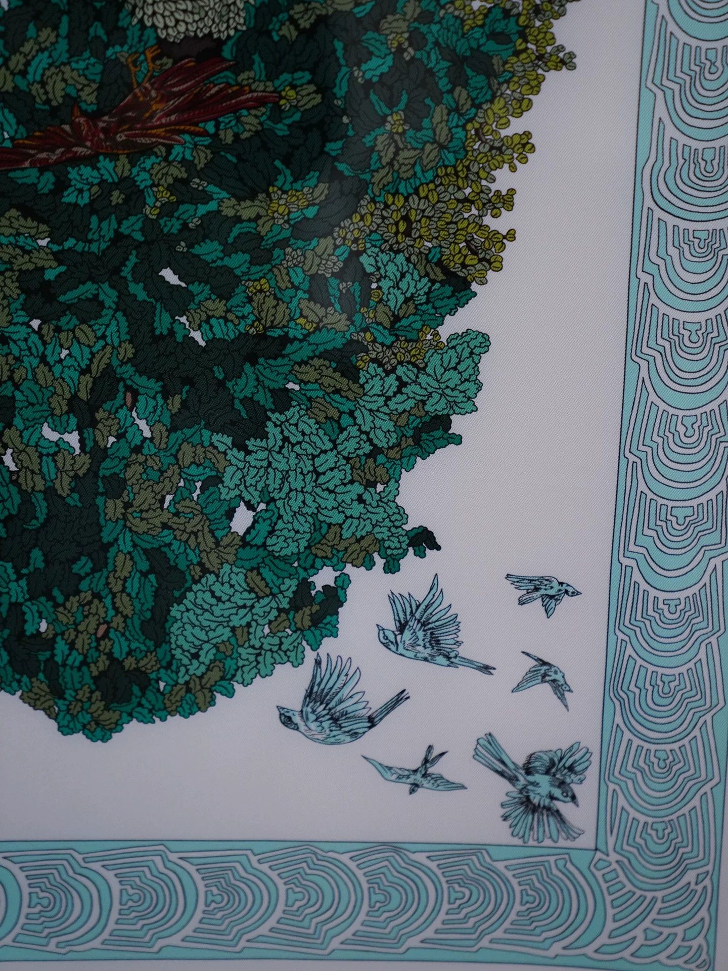 Hermes Hermes 1998 Annie Faivre Silk Scarf 'Les Légendes' Size ONE SIZE - 9 Thumbnail