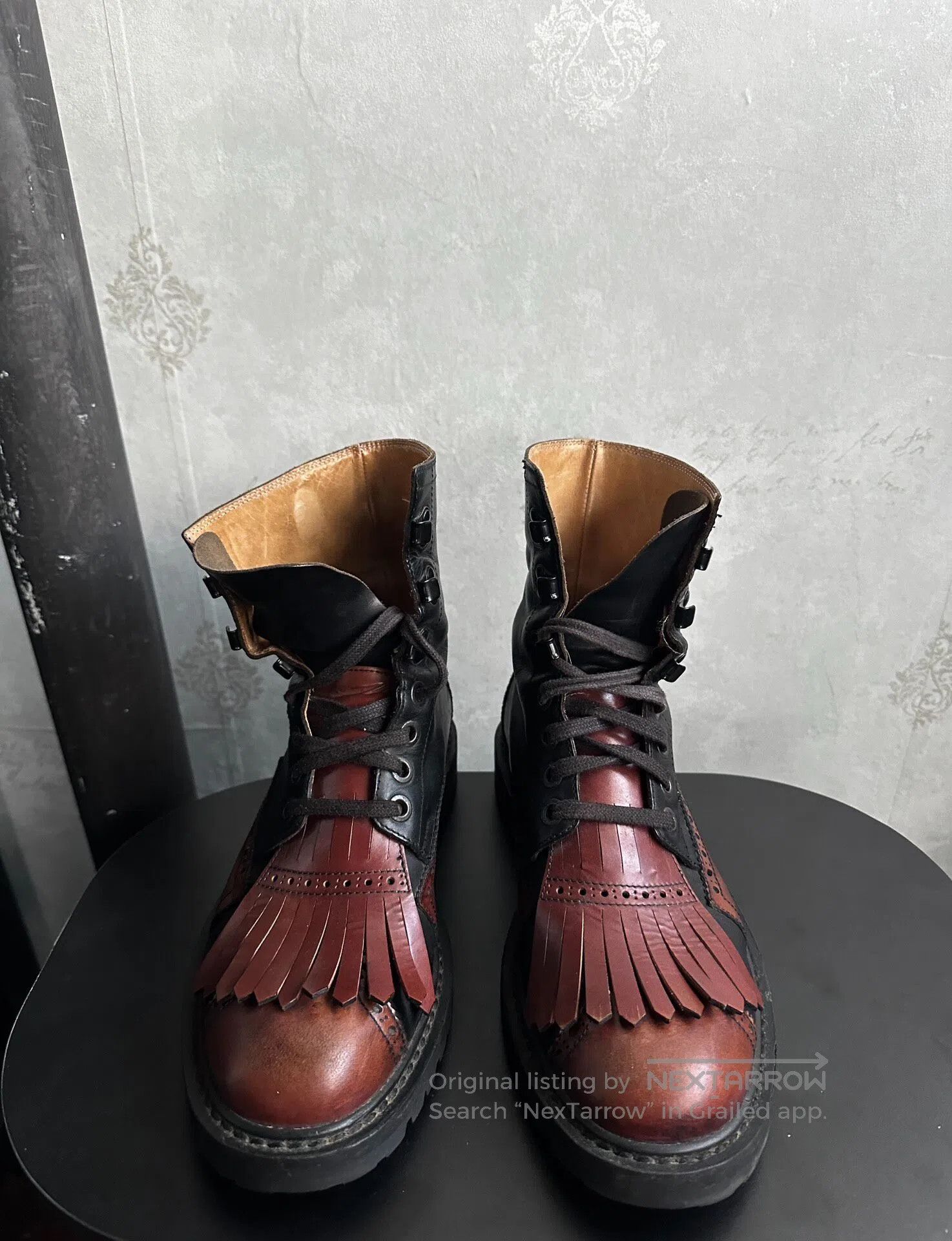 Dries Van Noten dries van noten 16aw Stylish Fringed Long Boots| Size US 8 / EU 41 - 3 Thumbnail