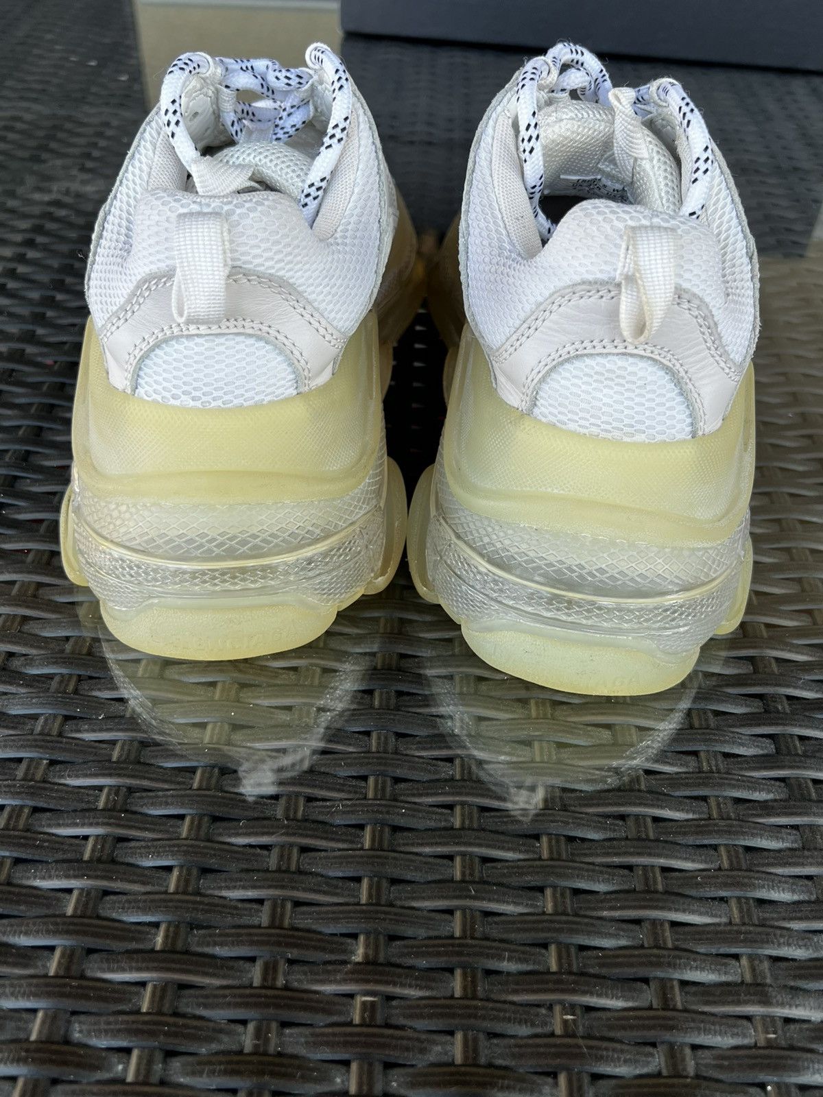 Balenciaga Balenciaga Triple S Clear Sole - White Size US 6 / IT 36 - 4 Thumbnail
