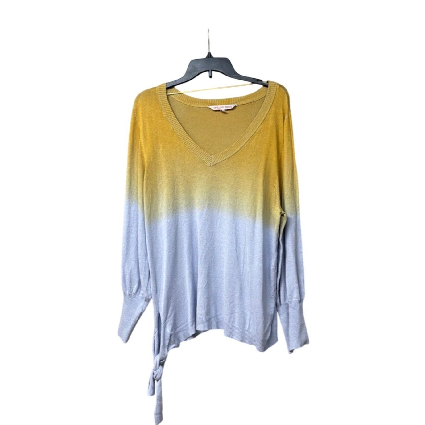 Other Willow Drive Dip-Dye Tie-Hem Top, Yellow, Sz. XL Size XL / US 12-14 / IT 48-50 - 10 Thumbnail