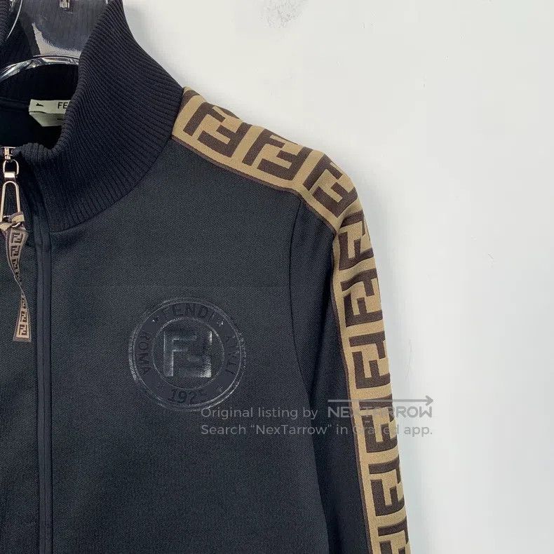 Fendi Fendi Black side logo letter zipper jacket Size XS / US 0-2 / IT 36-38 - 3 Thumbnail