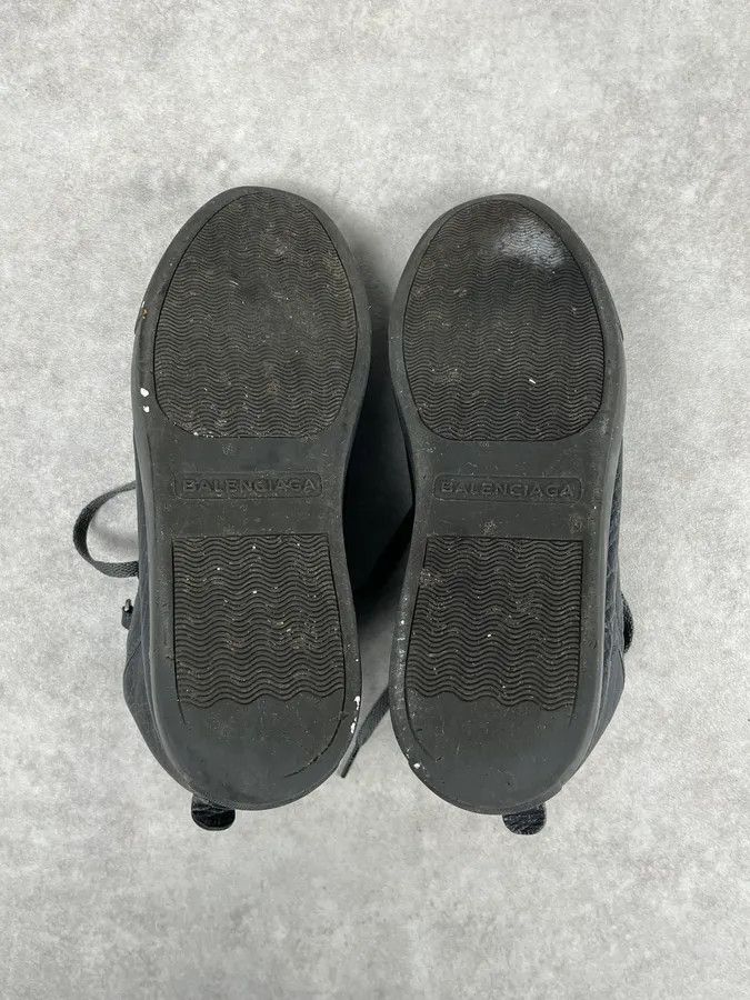 Balenciaga Balenciaga Arena Grey High Leather Sneakers Size US 8 / EU 41 - 7 Thumbnail