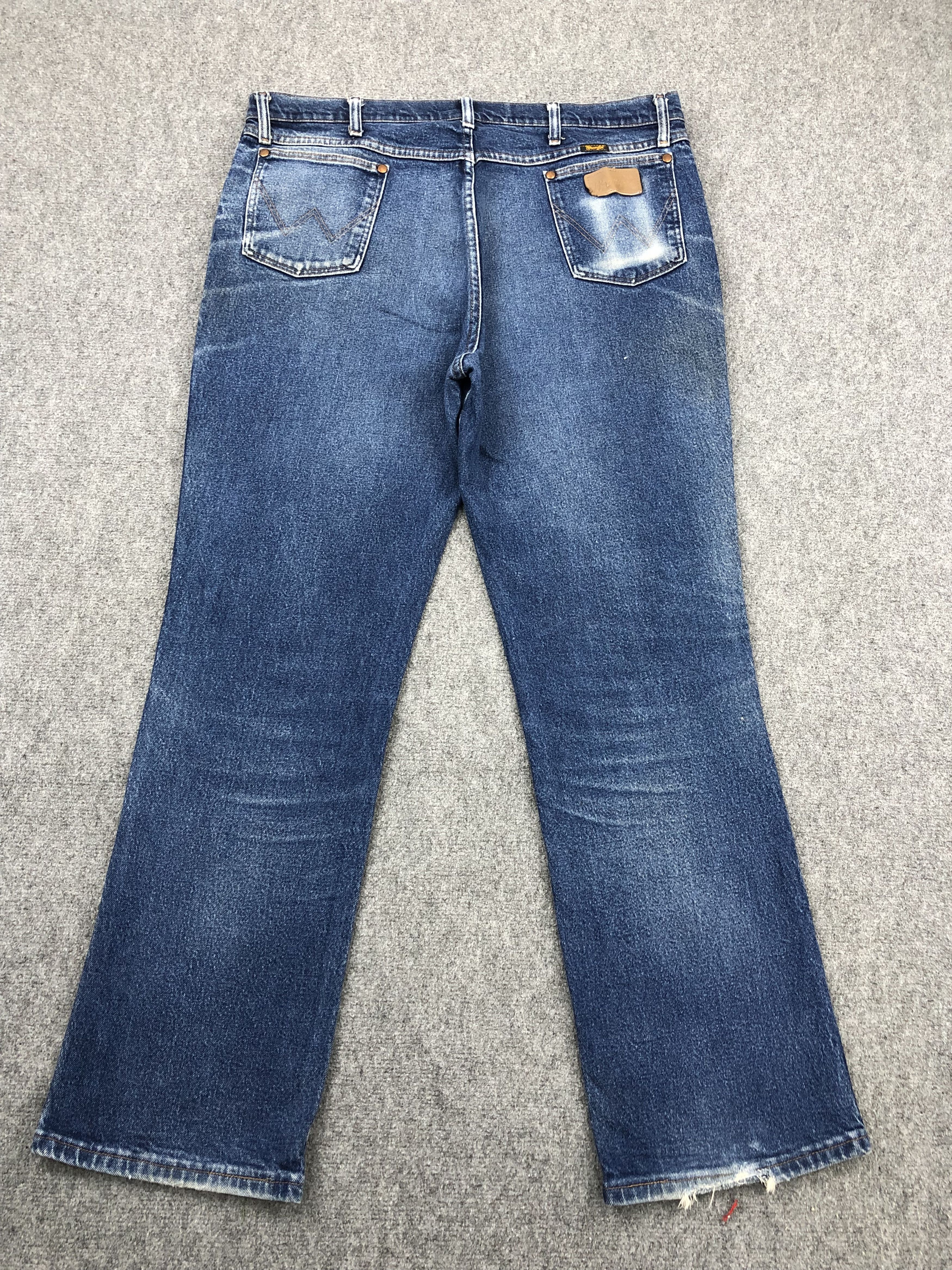 Vintage Vintage Wrangler Faded Blue Jeans DP1479 Size US 40 / EU 56 - 3 Thumbnail