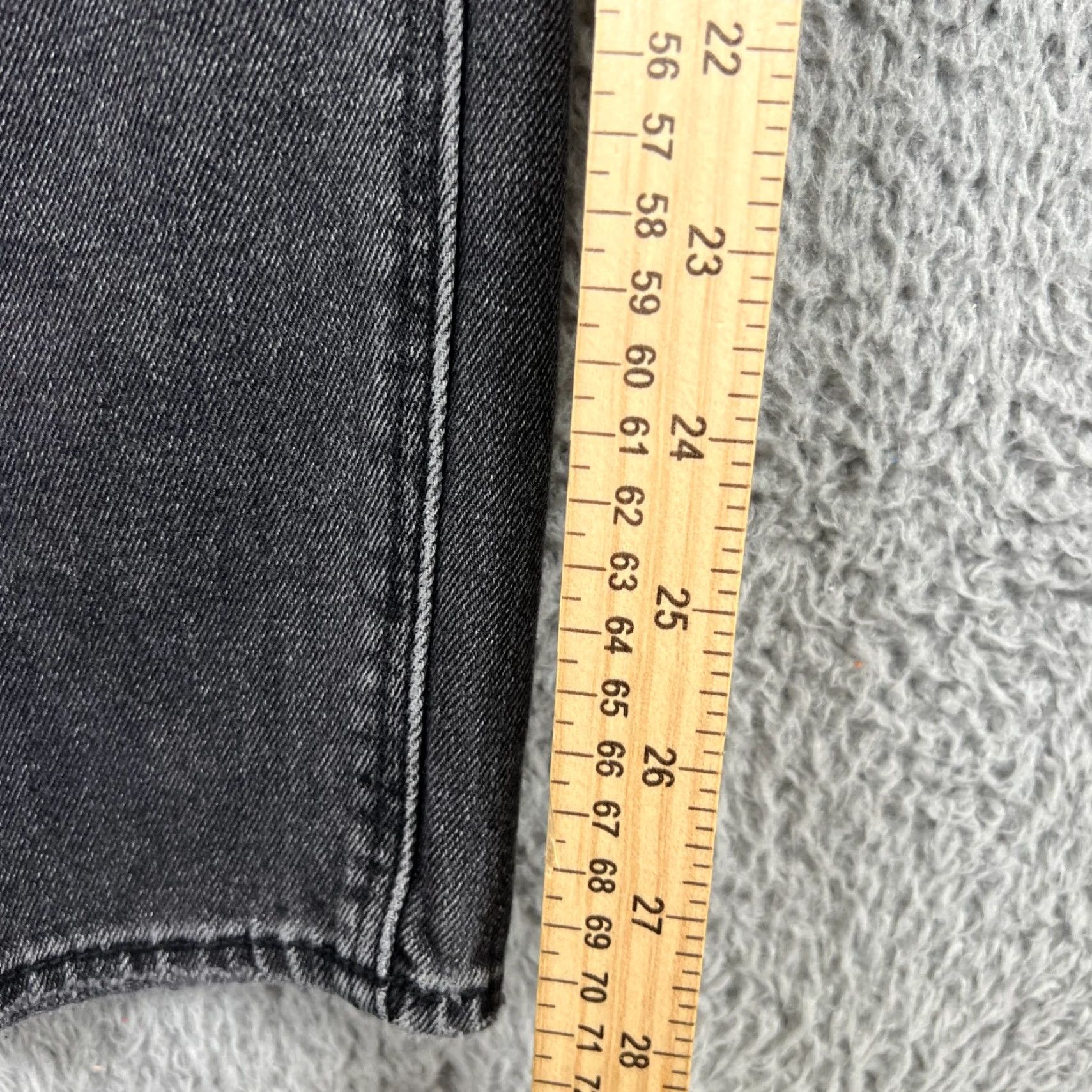 American Eagle Outfitters VINTAGE American Eagle Overalls Womens Small Black Distressed Denim Ranch Size 28" / US 6 / IT 42 - 2 Thumbnail