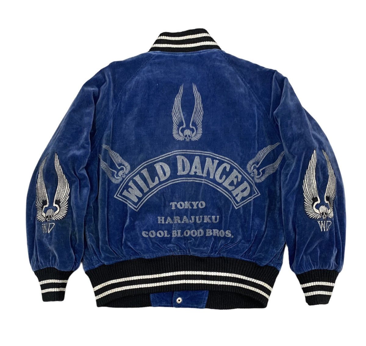 Japanese Brand × Velvet Wild Dancer Tokyo Harajuku Cool Blood Bros Velvet Like Jckt Size US L / EU 52-54 / 3 - 1 Thumbnail