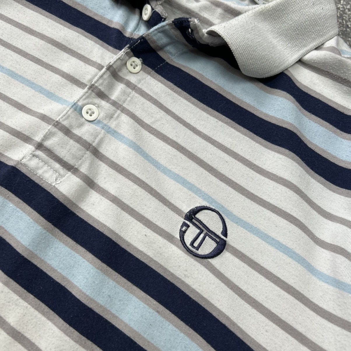 Sergio Tacchini Mens Sergio Tacchini Small logo streetwear polo size XL Size US XL / EU 56 / 4 - 3 Thumbnail