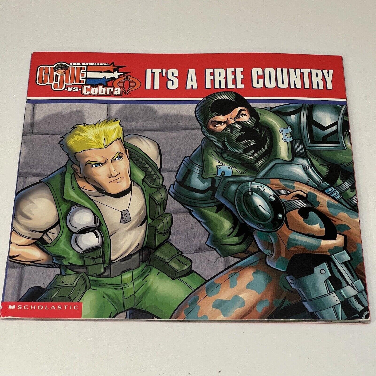 Designer G.I. Joe vs. Cobra: It's A Free Country Book Scholastic 2004 Size ONE SIZE - 1 Thumbnail