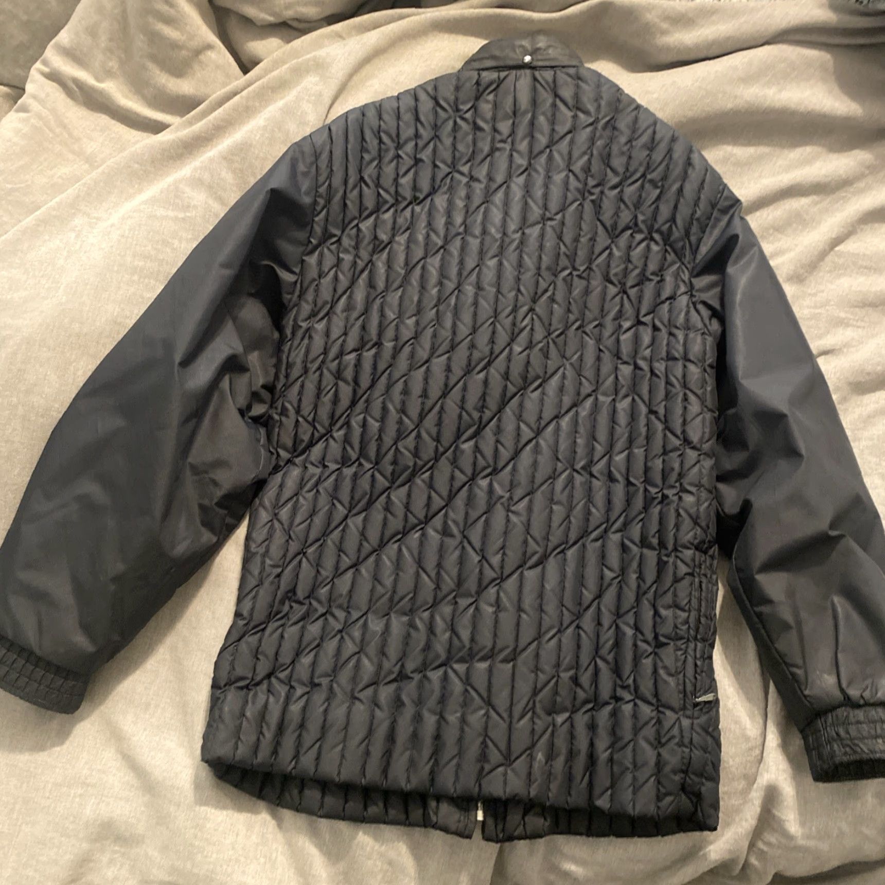 McGregor VINTAGE McGregor Nylon Jacket Womens L Black Full Zip Puffer Quilted Wind-Resistant USA 70s 80s Size L / US 10 / IT 46 - 2 Thumbnail