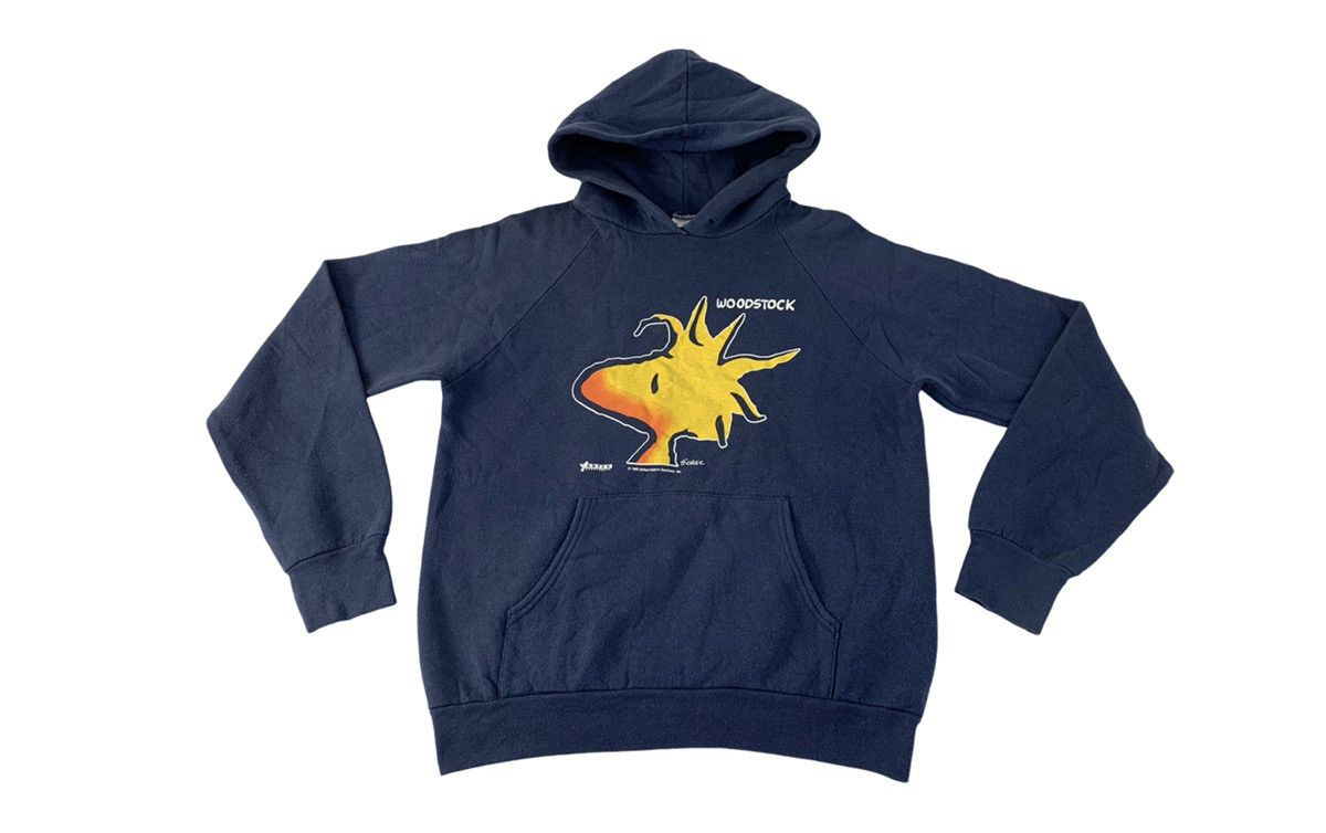 Fruit Of The Loom USA 90s Snoopy Peanuts Woodstock Pull Over Hoodies Size US M / EU 48-50 / 2 - 1 Thumbnail