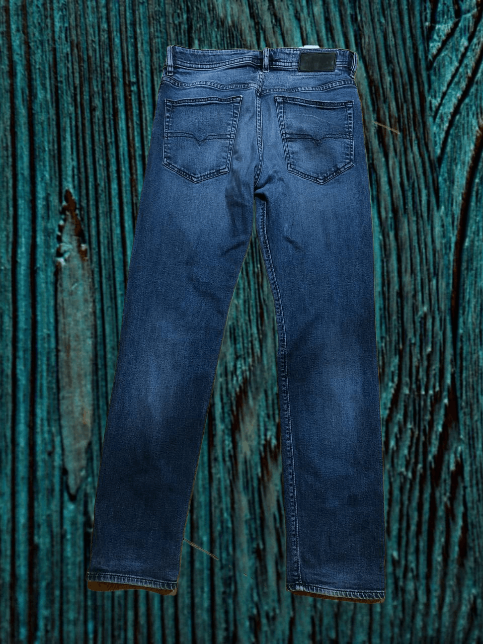 Diesel Diesel Buster Regular Slim Tapered Blue Denim Jeans Size US 30 / EU 46 - 1 Thumbnail