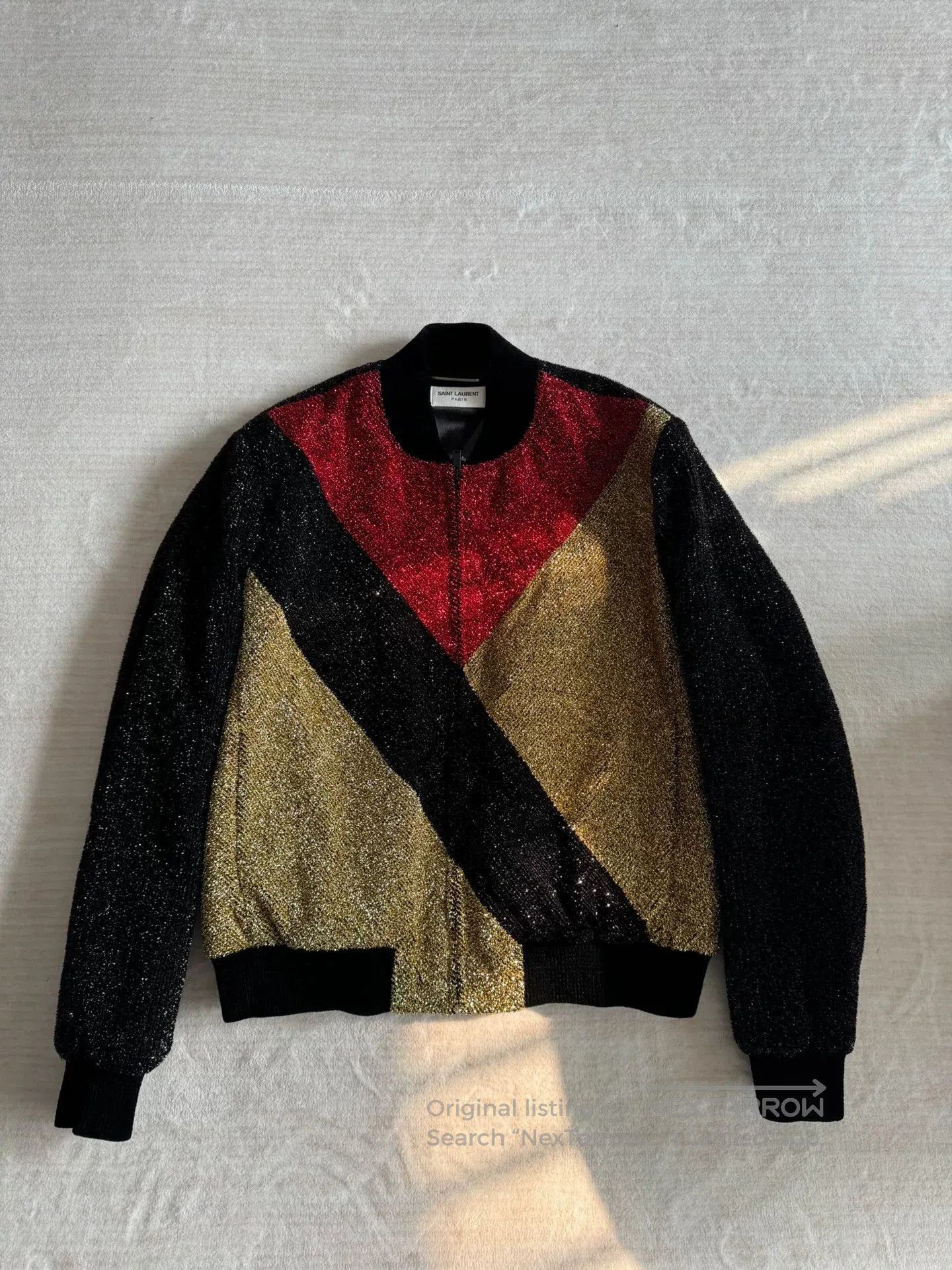 Saint Laurent Paris Saint Laurent Teddy Jacket with Metallic Threads. Size US M / EU 48-50 / 2 - 2 Thumbnail