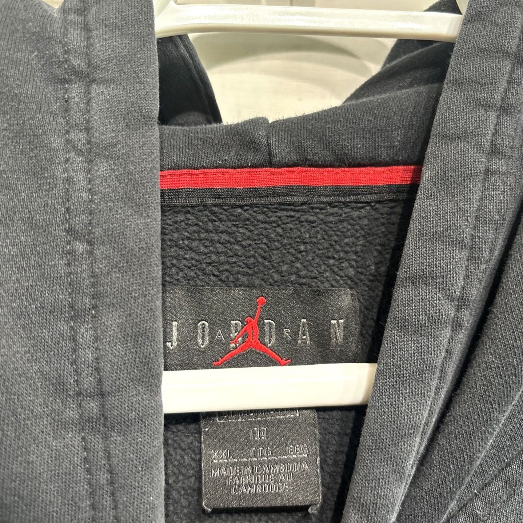 Nike VINTAGE Nike Air Michael Jordan Jumpman Basketball Hooded Sweatshirt Mens 2XL Black Cotton Michael Jordan Hoodie Sweatshirt Mens XXXL? Size US XXL / EU 58 / 5 - 3 Thumbnail
