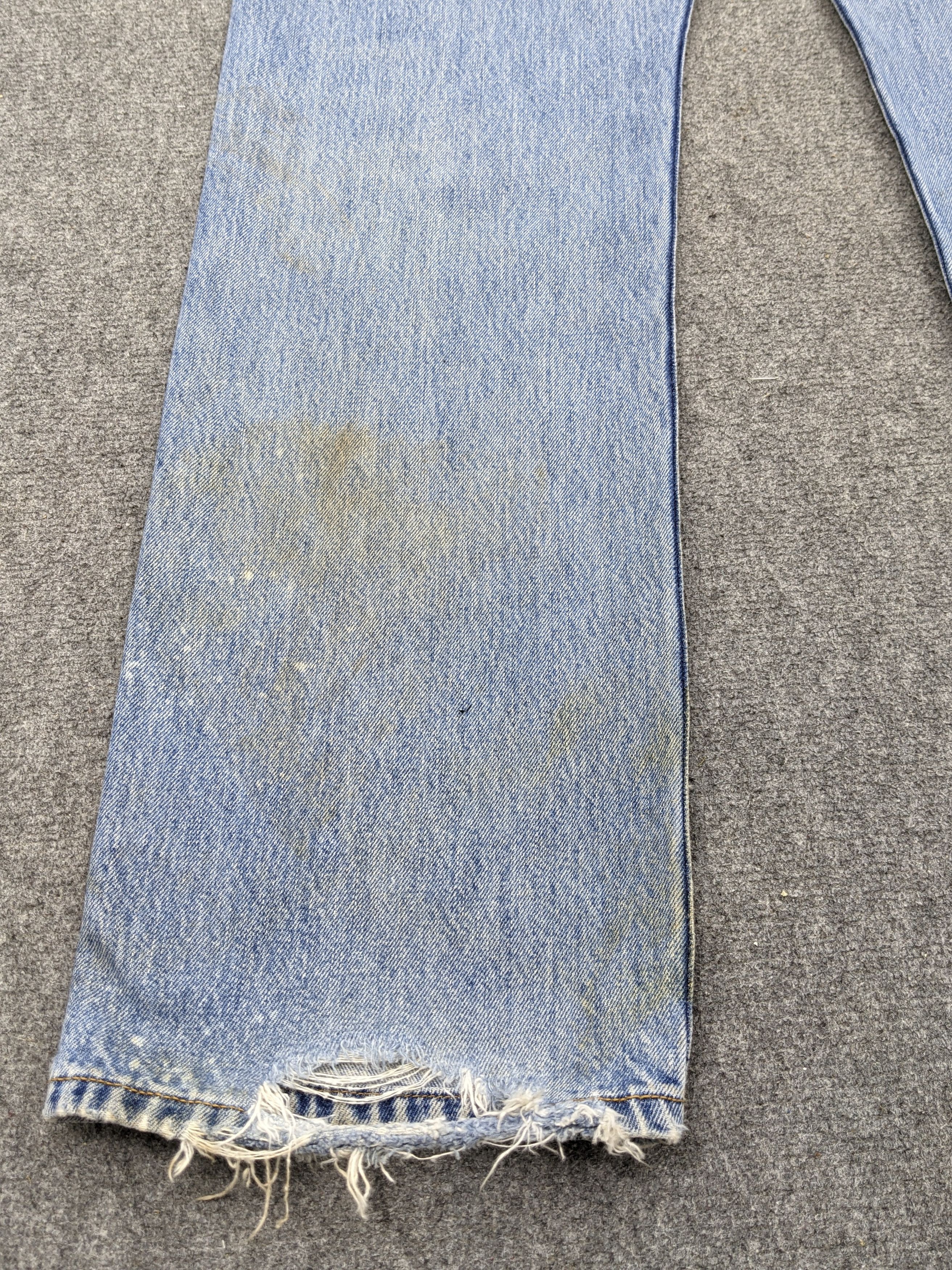Levi's × Vintage Vintage Levis 501 Light Blue Jeans Size US 34 / EU 50 - 18 Thumbnail