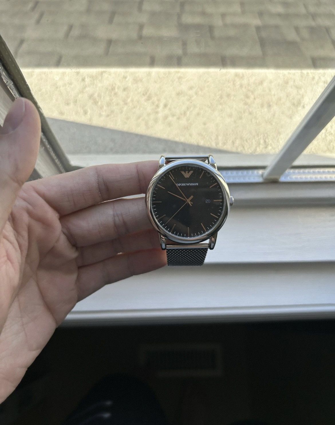 Emporio Armani Emporio Armani Silver Watch Size ONE SIZE - 2 Thumbnail