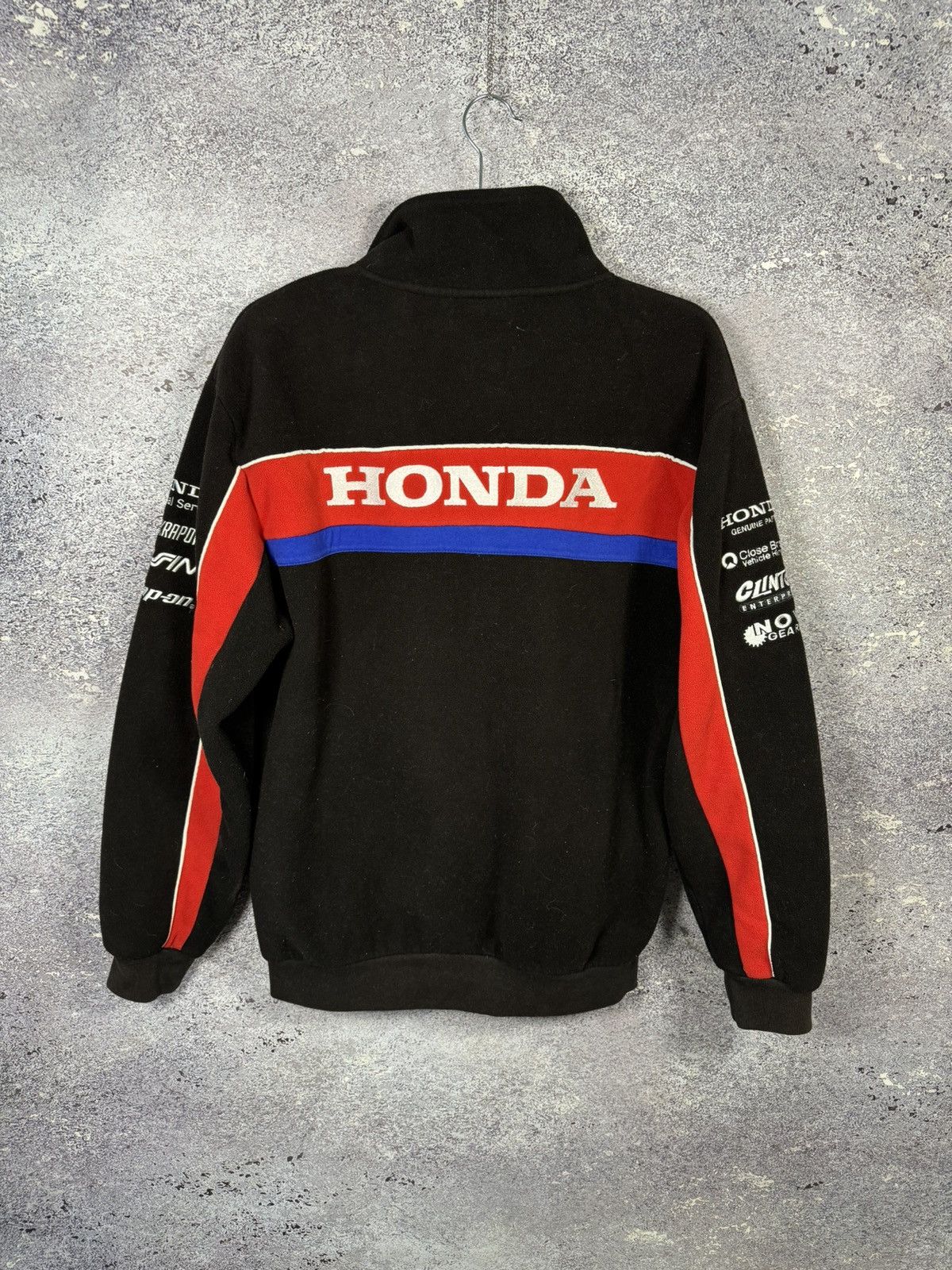 Formula 1 × Honda Honda Fleece Jacket Zip Clinton Castrol Nissin Akrapovich Size US S / EU 44-46 / 1 - 2 Thumbnail