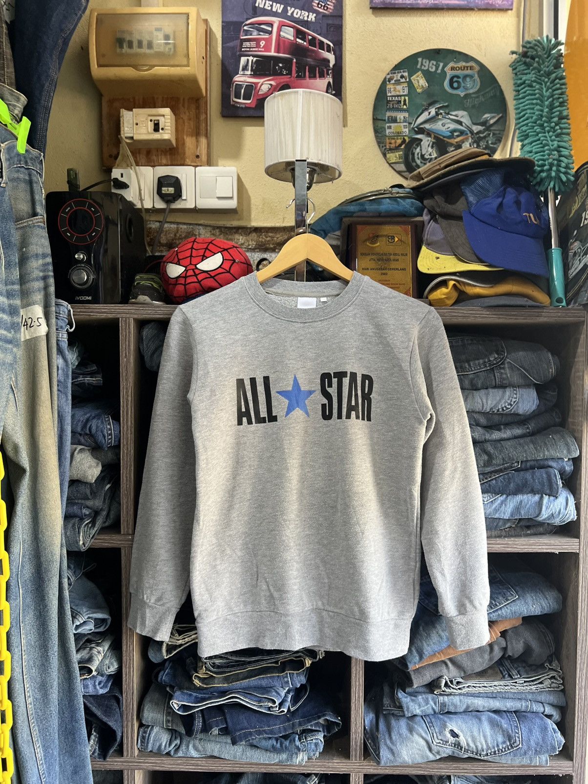 Converse 🔥Converse All Star Logo Crewneck Sweatshirt Size US S / EU 44-46 / 1 - 1 Thumbnail