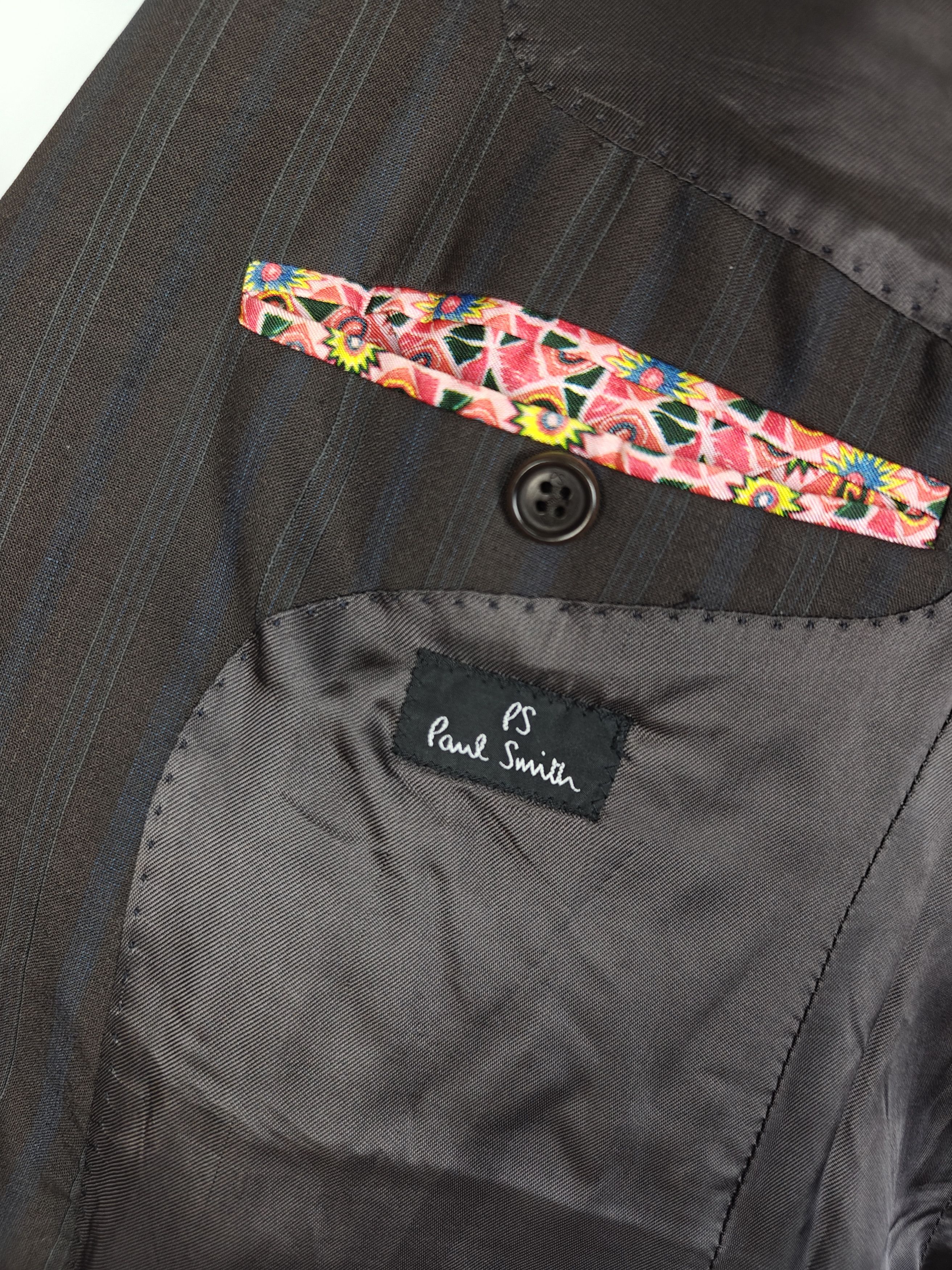 Paul Smith Paul Smith Wool Blazer Jacket Brown size 40 Size 40R - 8 Thumbnail