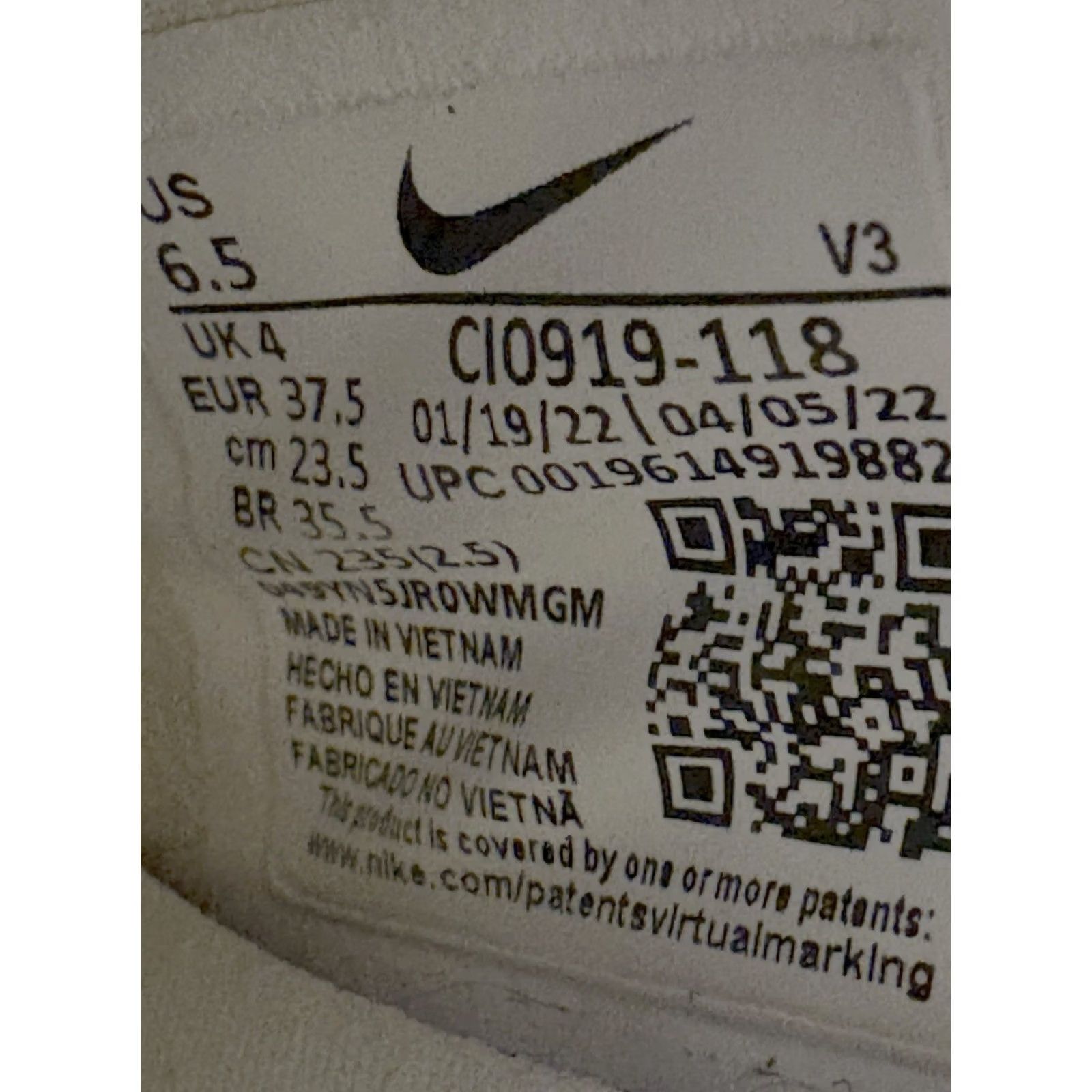 Nike NIKE AIR FORCE 1 SHADOW SUMMIT WHITE-NEPTUNE GREEN SZ 6.5 Mens Nike Air Force One Leather Low Top Sneaker CI0919-118 Size US 7 / EU 40 - 7 Thumbnail