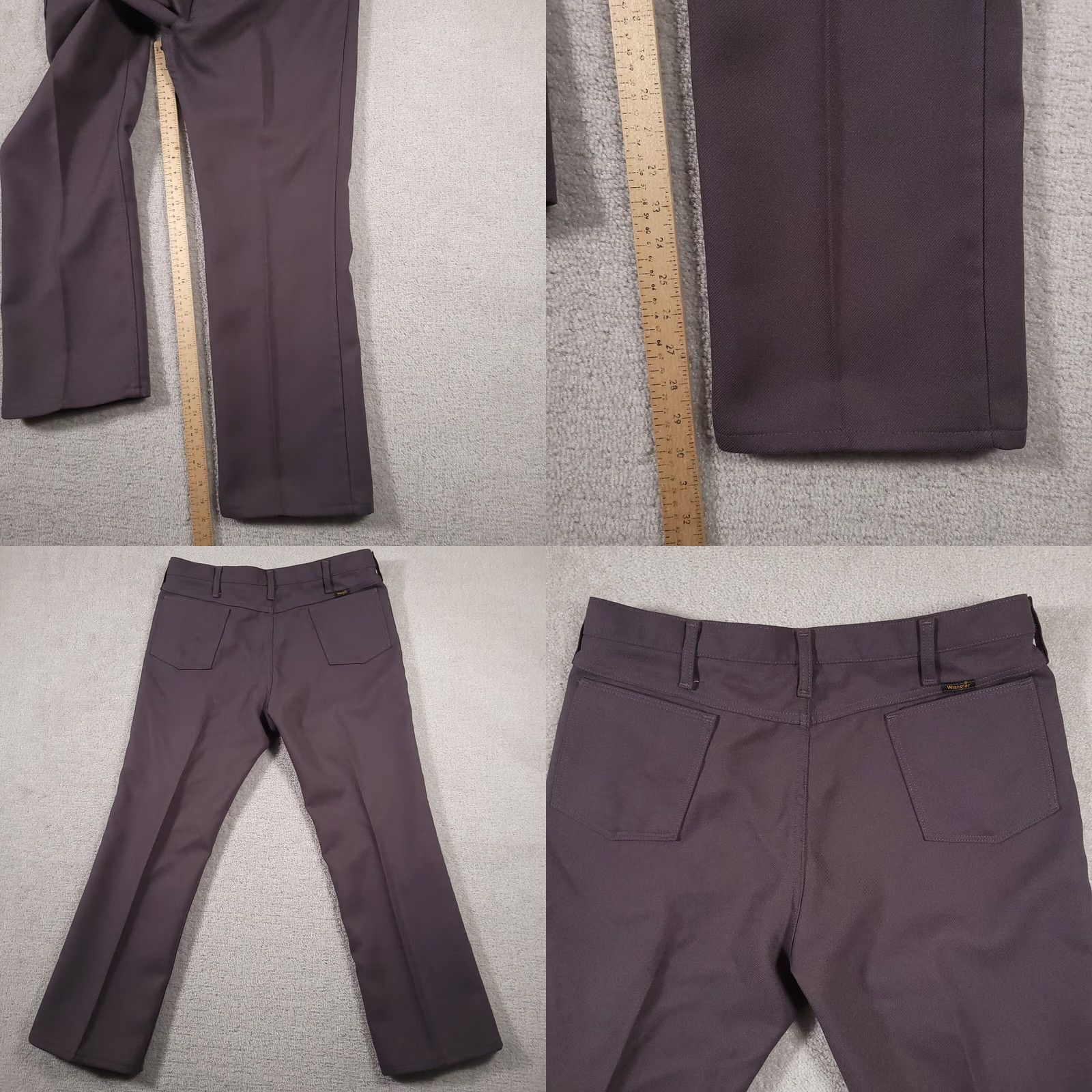 Wrangler VINTAGE Wrangler Pants 82DG Western Cowboy Gray Slacks Mens 40x30 | 37x30 Actual | Bootcut | Gray | USA | 80s 90s | Dress Pants | Regular Mens 40x30 Size US 40 / EU 56 - 8 Thumbnail