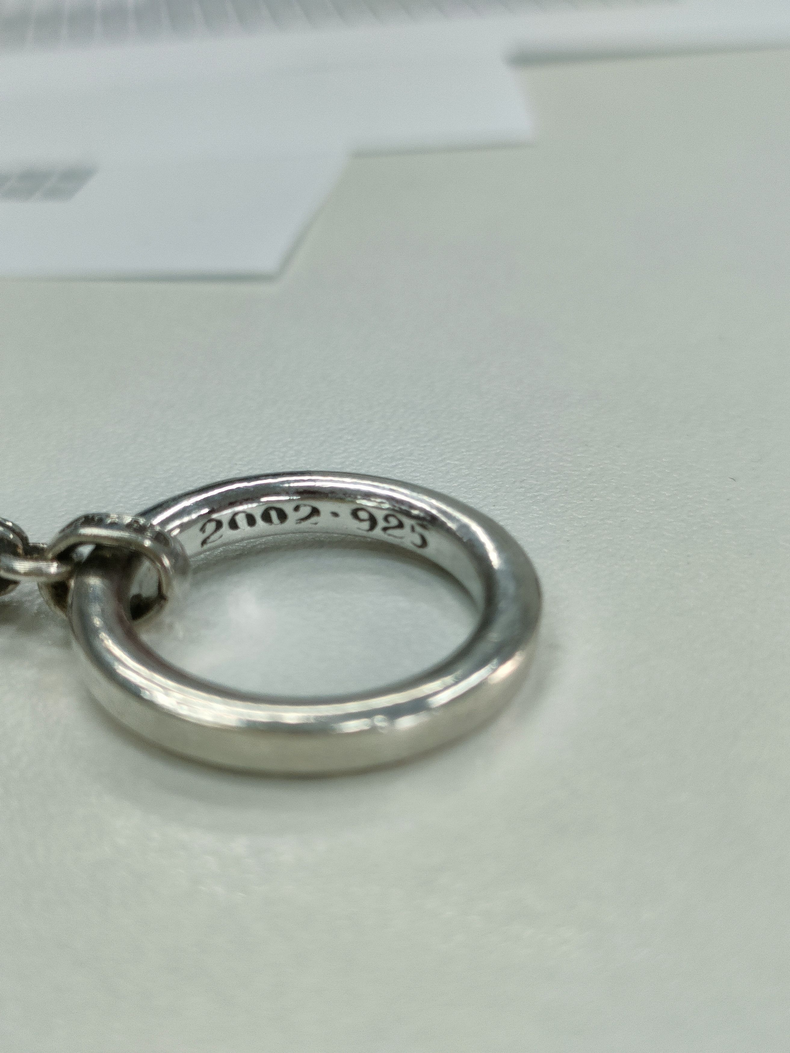 Chrome Hearts Chrome Hearts Silver Babyfat Drop Ring Size ONE SIZE - 6 Thumbnail