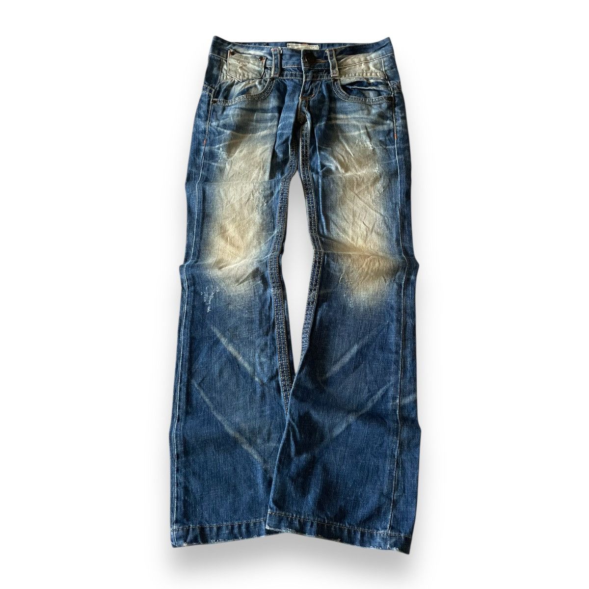 If Six Was Nine Original Flare Y2K Look Lolita Jeans Rusty Size US 30 / EU 46 - 1 Thumbnail