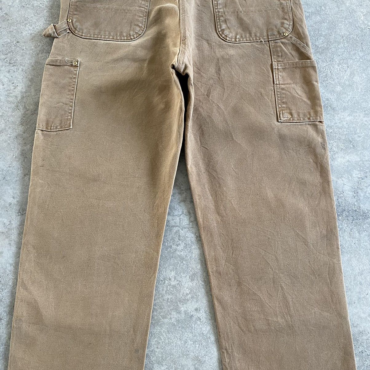 Carhartt VTG Carhartt Double Knee Faded Dirty Carpenter Work Pants Size US 35 - 14 Thumbnail