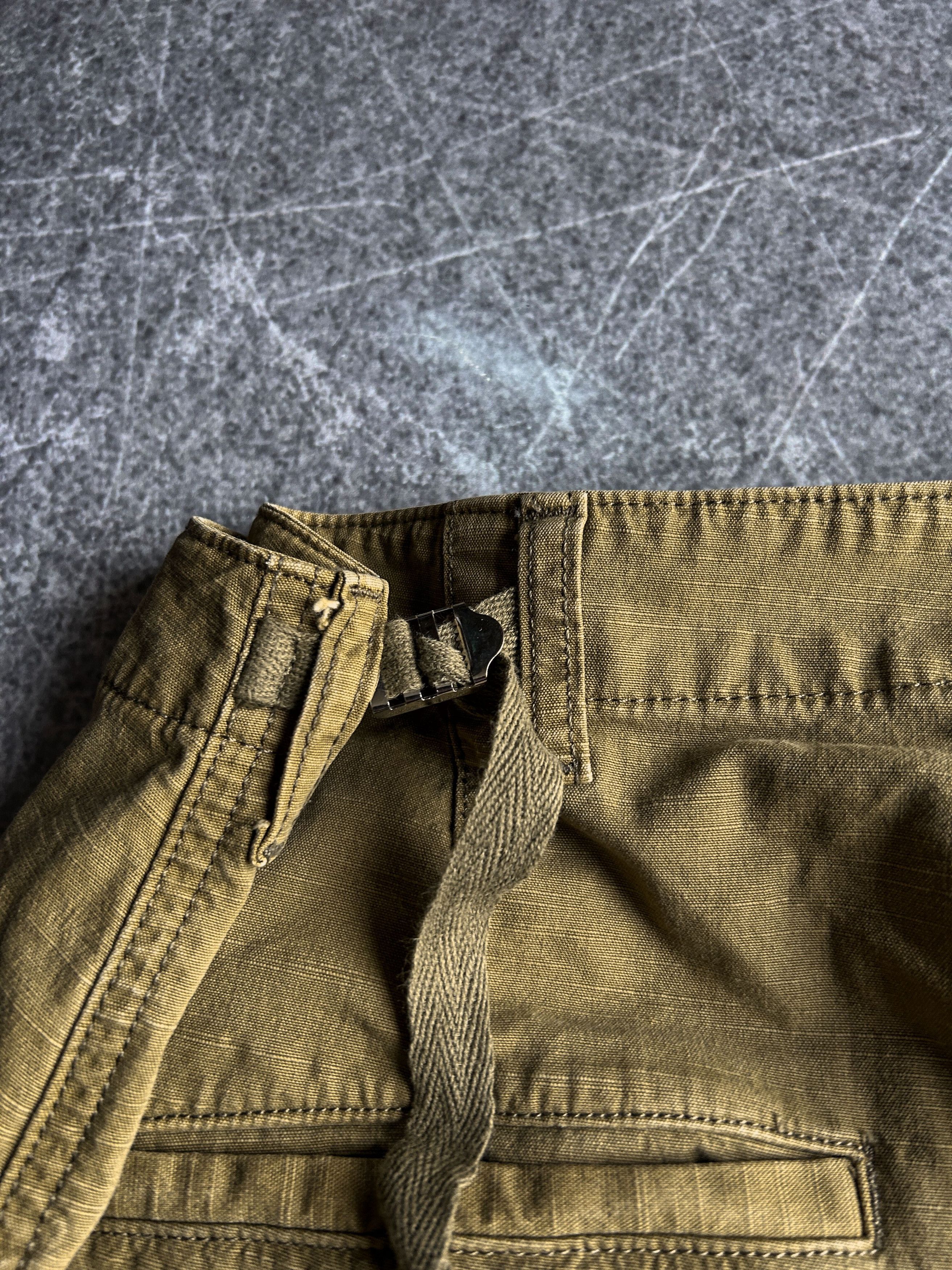 Japanese Brand VTG Rick Owens Junya Watanabe Style Washed Cargo Jeans 90s Size US 34 / EU 50 - 6 Thumbnail