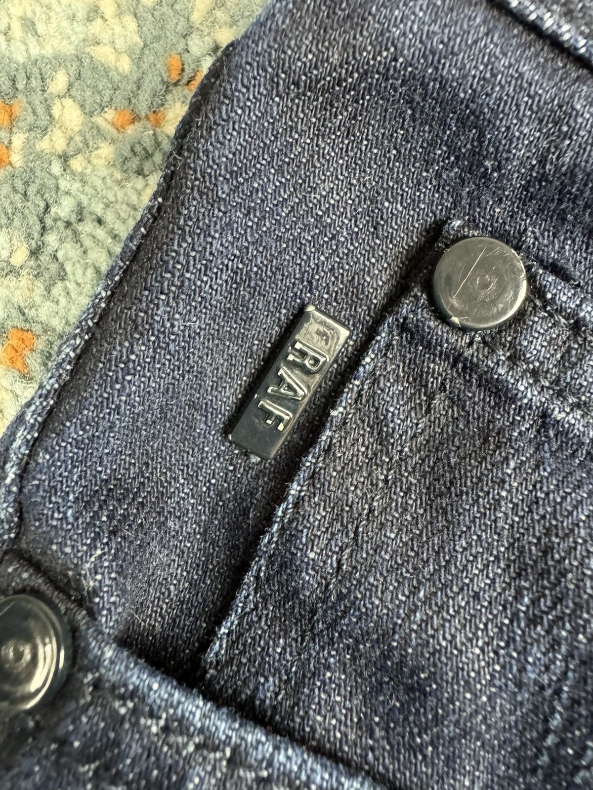 Designer × Raf Simons × Raf by Raf Simons Vintage y2k RAF by Raf Simons slim fit denim / jeans Size US 33 - 16 Thumbnail