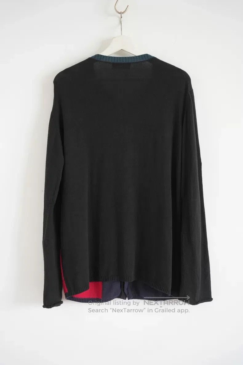 Yohji Yamamoto Yohji Yamamoto 11 SS block color-block knit cardigan shirt Size US L / EU 52-54 / 3 - 2 Thumbnail