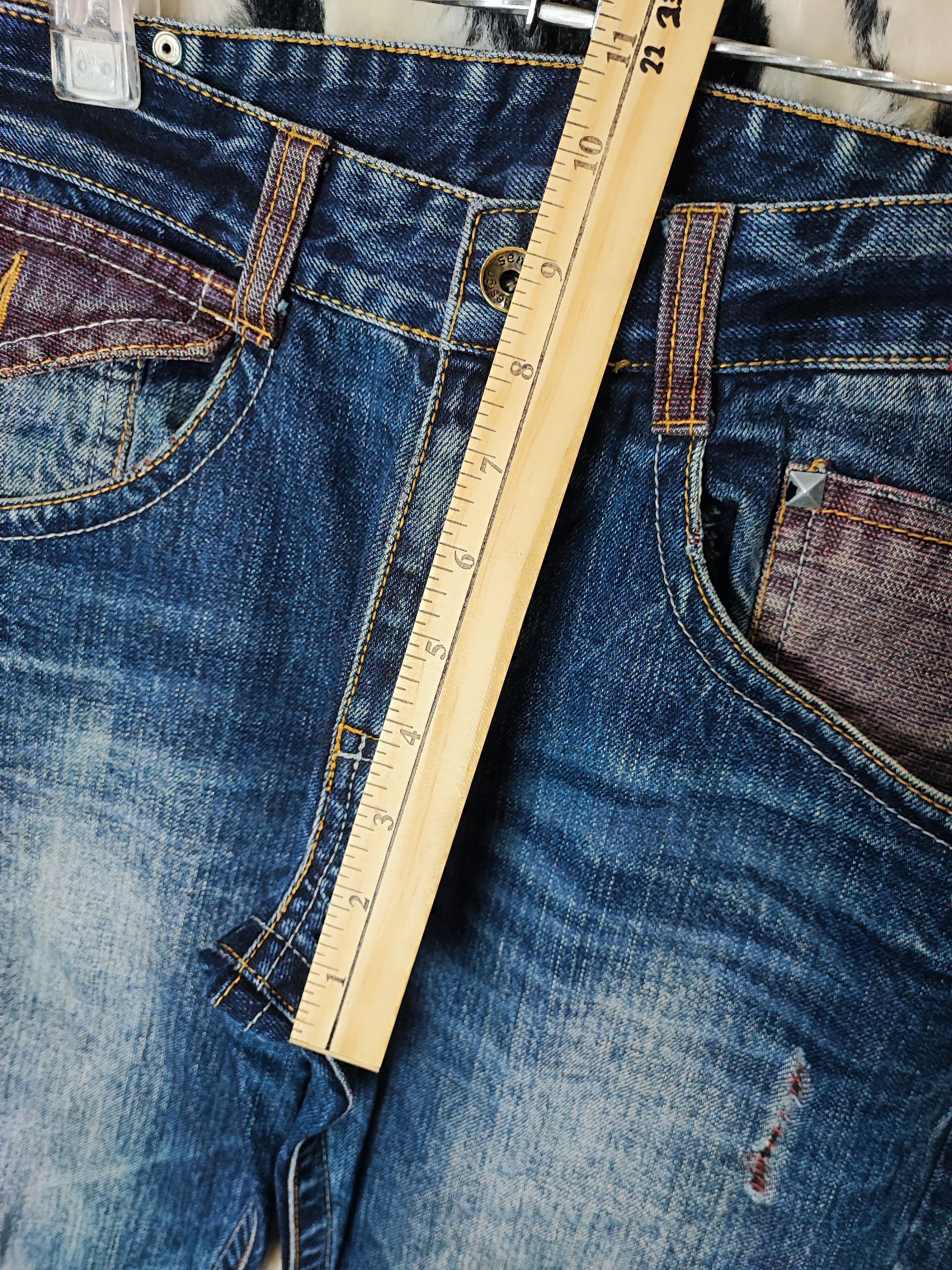 semanticdesign Semantic Design Flared Bootcut Japan Jeans Punk Distressed Size US 32 / EU 48 - 18 Thumbnail