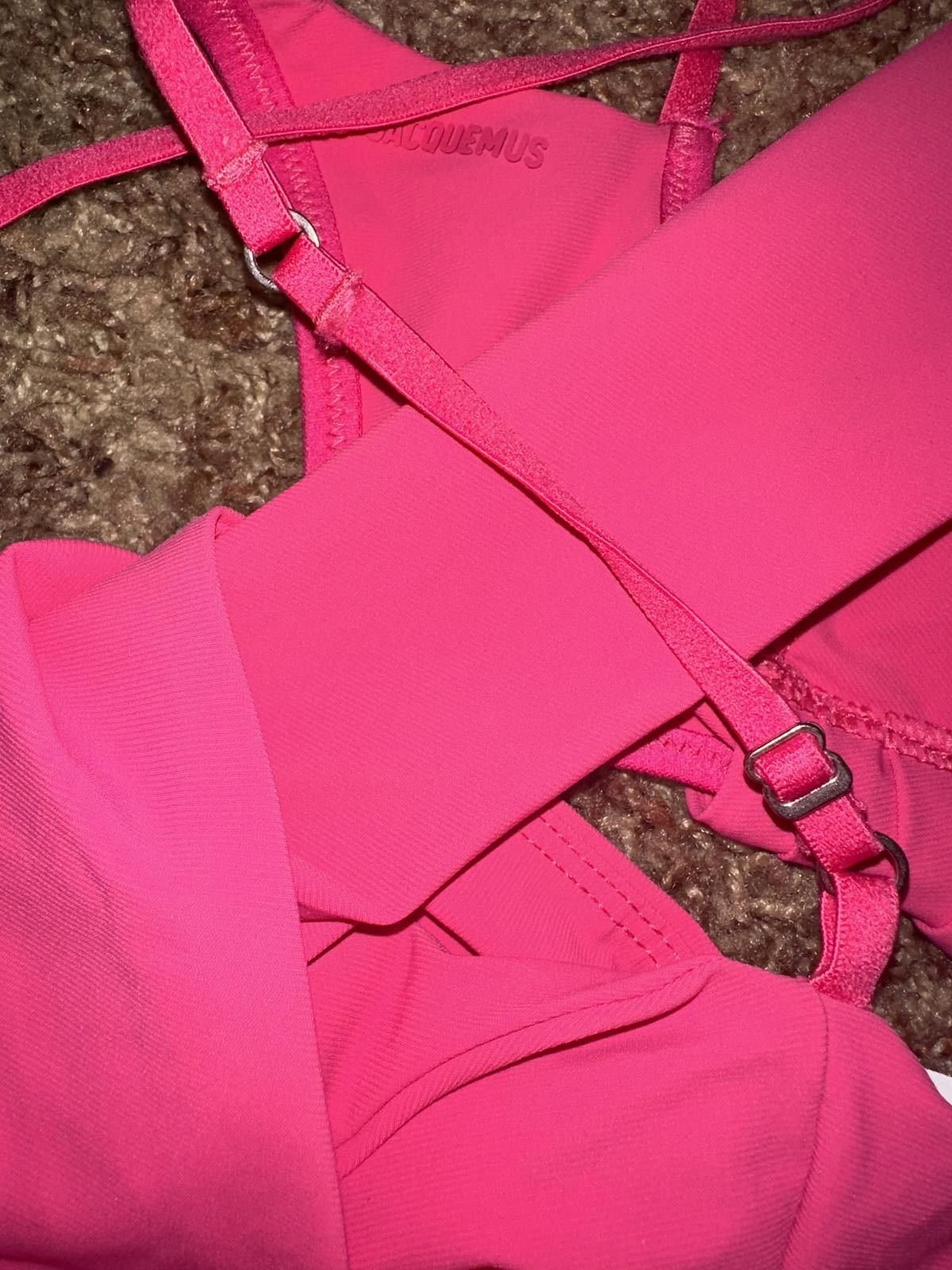 Nike Women’s Jacquemus La Brassière Drapée Pink Sport Bra