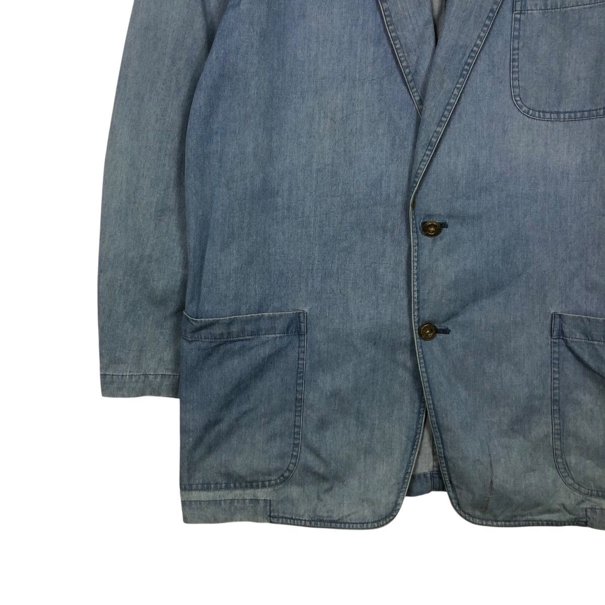 Burberry 📌Vintage Chore Work Denim Jacket Burberrys Double Breast Size US M / EU 48-50 / 2 - 5 Thumbnail