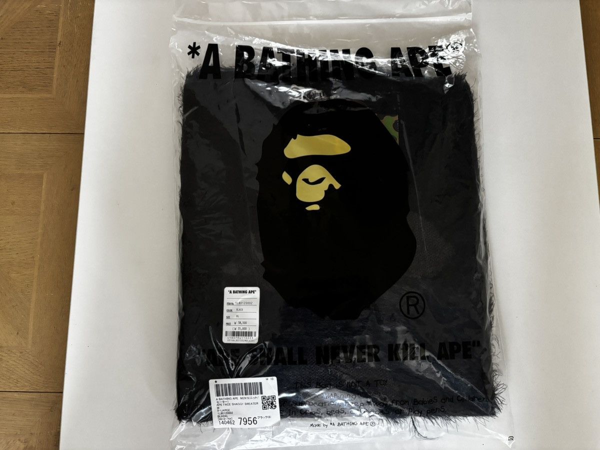 Bape Authentic ape bape ape face shaggy sweater black xl new Size US XL / EU 56 / 4 - 11 Thumbnail