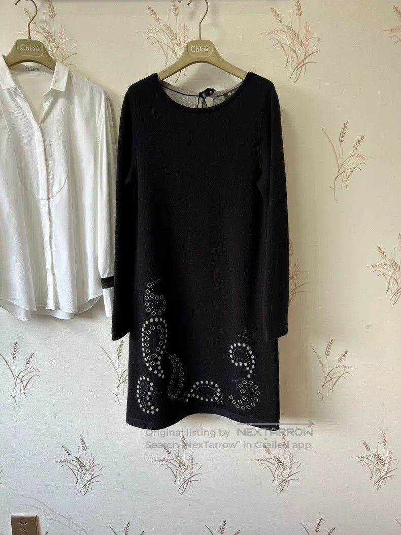 Loro Piana LORO PIANA Elegant deep gray double-sided cashmere knitted Size S / US 4 / IT 40 - 2 Thumbnail