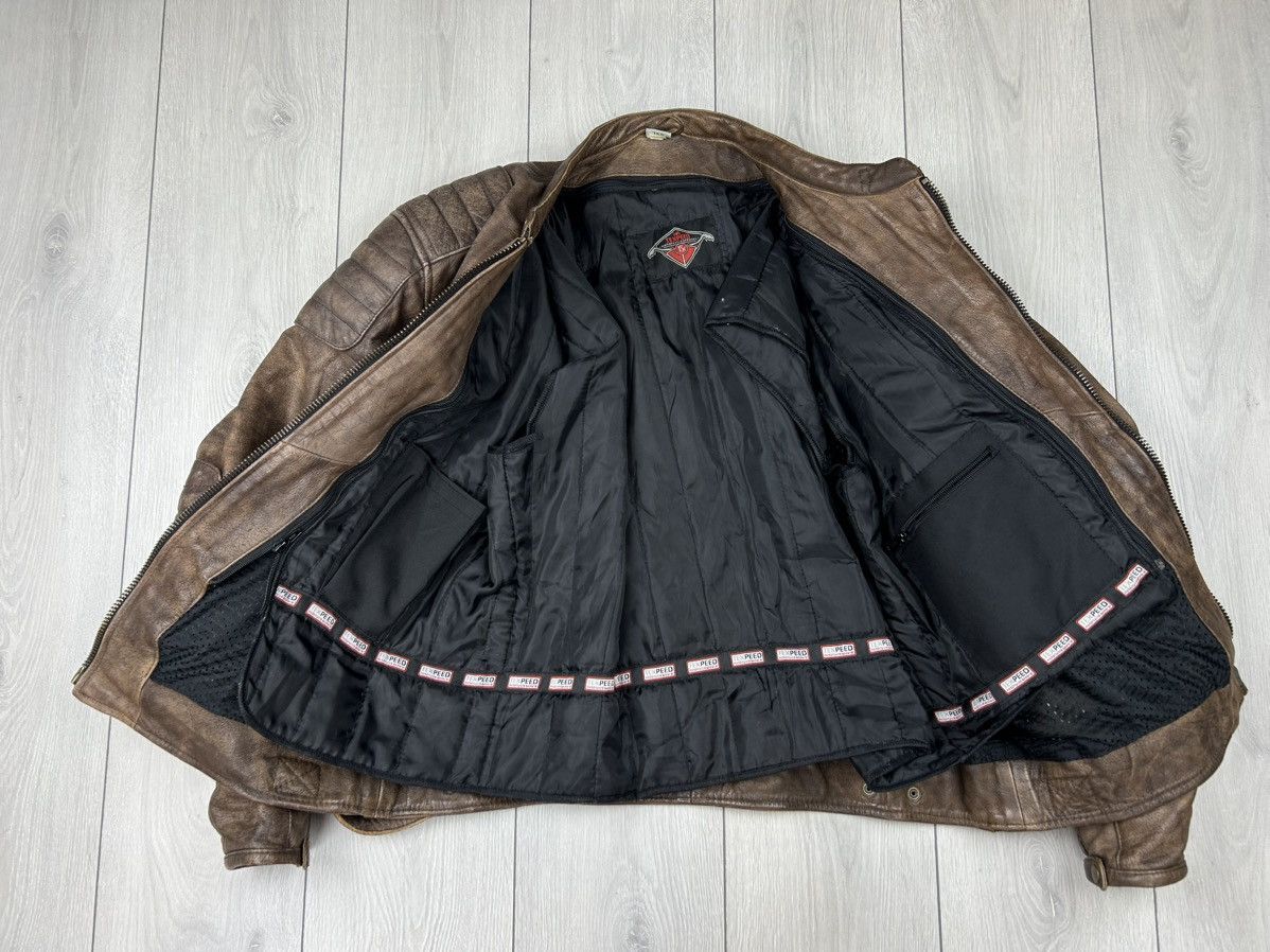 Other Leather Racing Moto Jacket Brown size XL Size US XL / EU 56 / 4 - 5 Thumbnail